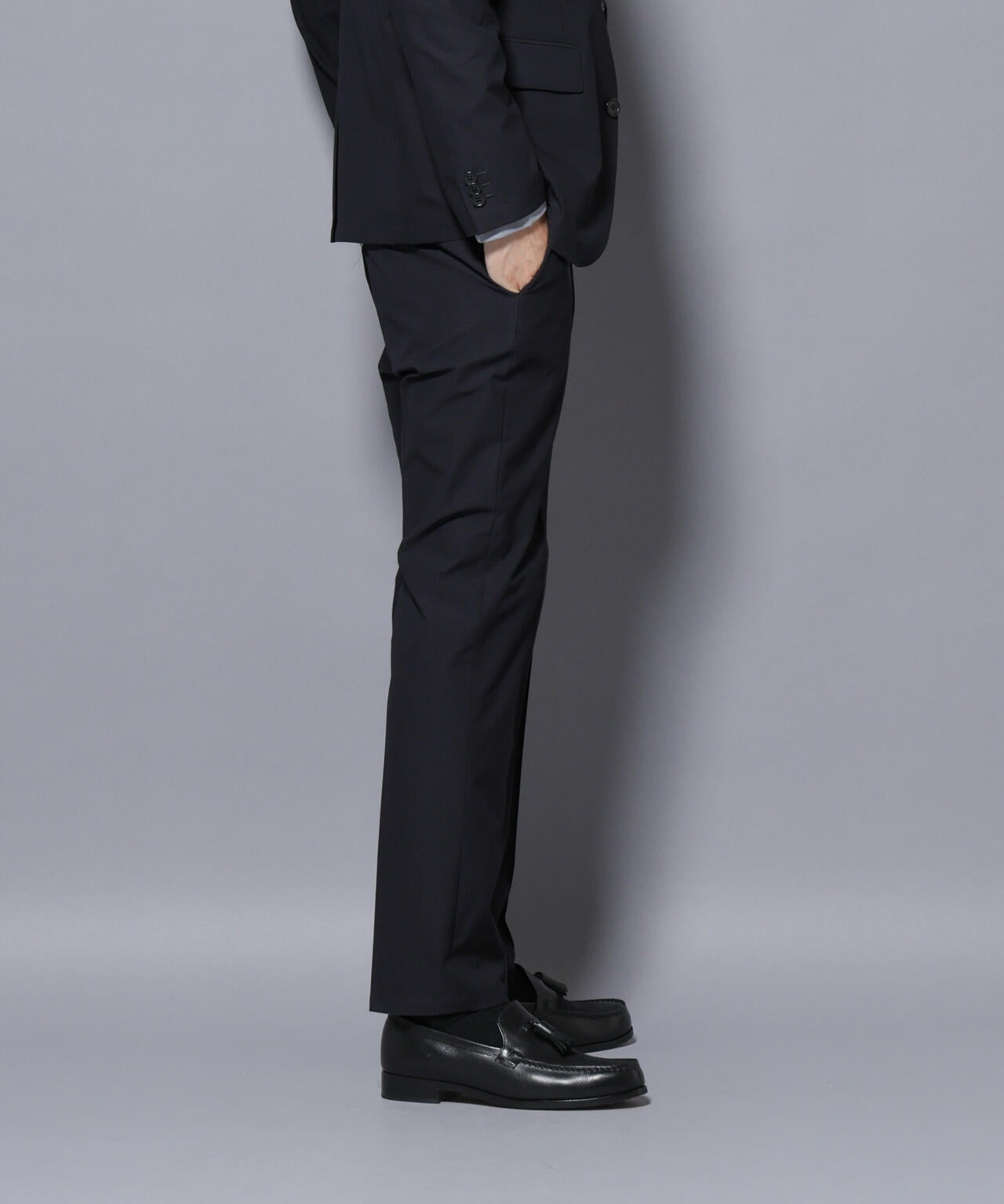 「N TROUSERS BASIC」TEXBRID(R) ツイルパンツ/ストレッチ・撥水(セットアップ可) 6685229203