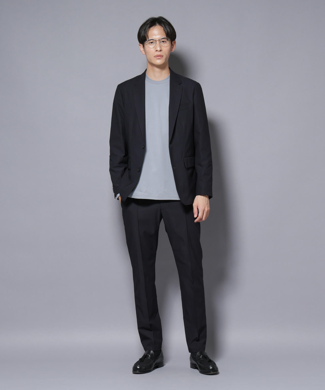 「N TROUSERS BASIC」TEXBRID(R) ツイルパンツ/ストレッチ・撥水(セットアップ可) 6685229203