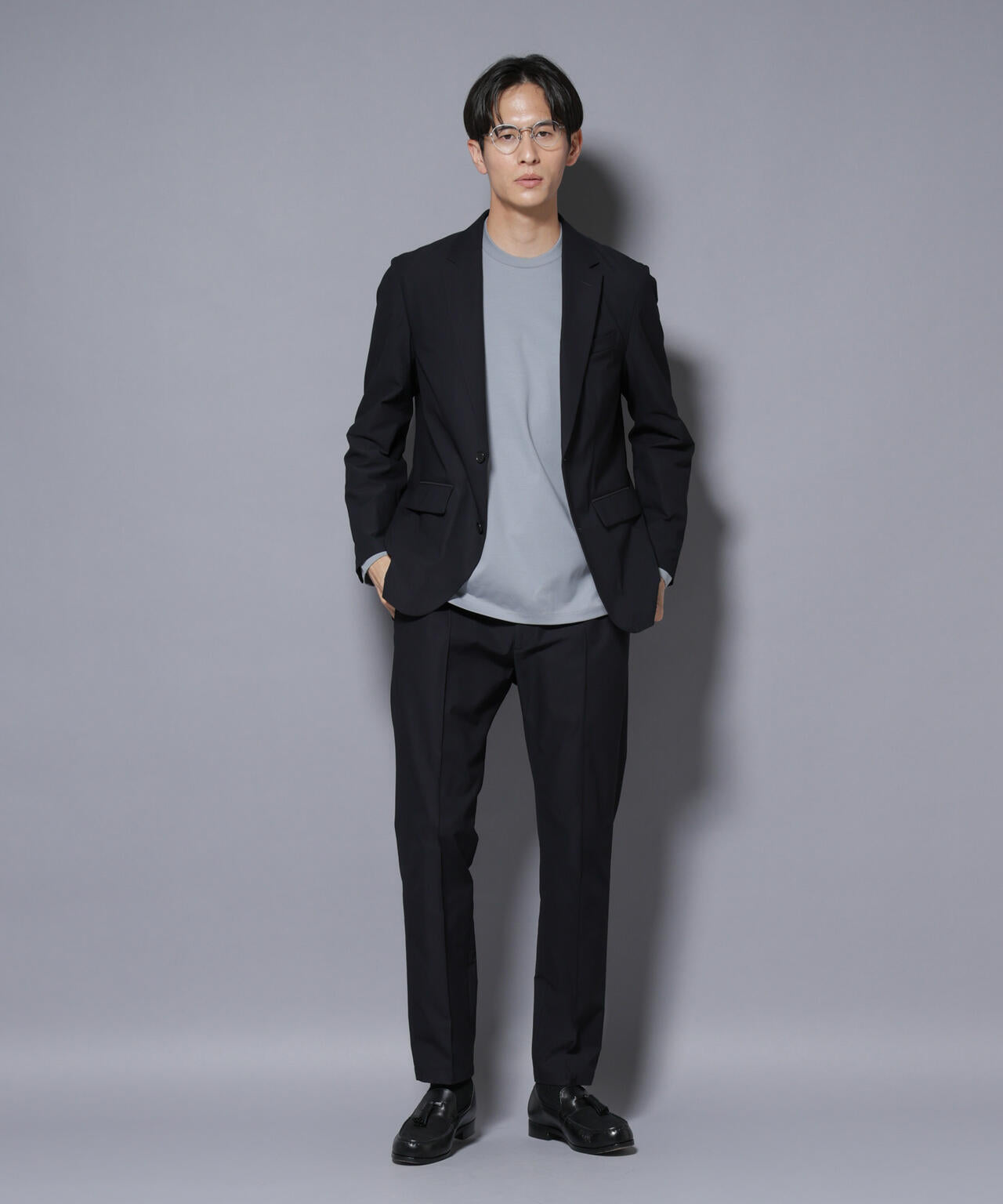 「N TROUSERS BASIC」TEXBRID(R) ツイルパンツ/ストレッチ・撥水(セットアップ可) 6685229203