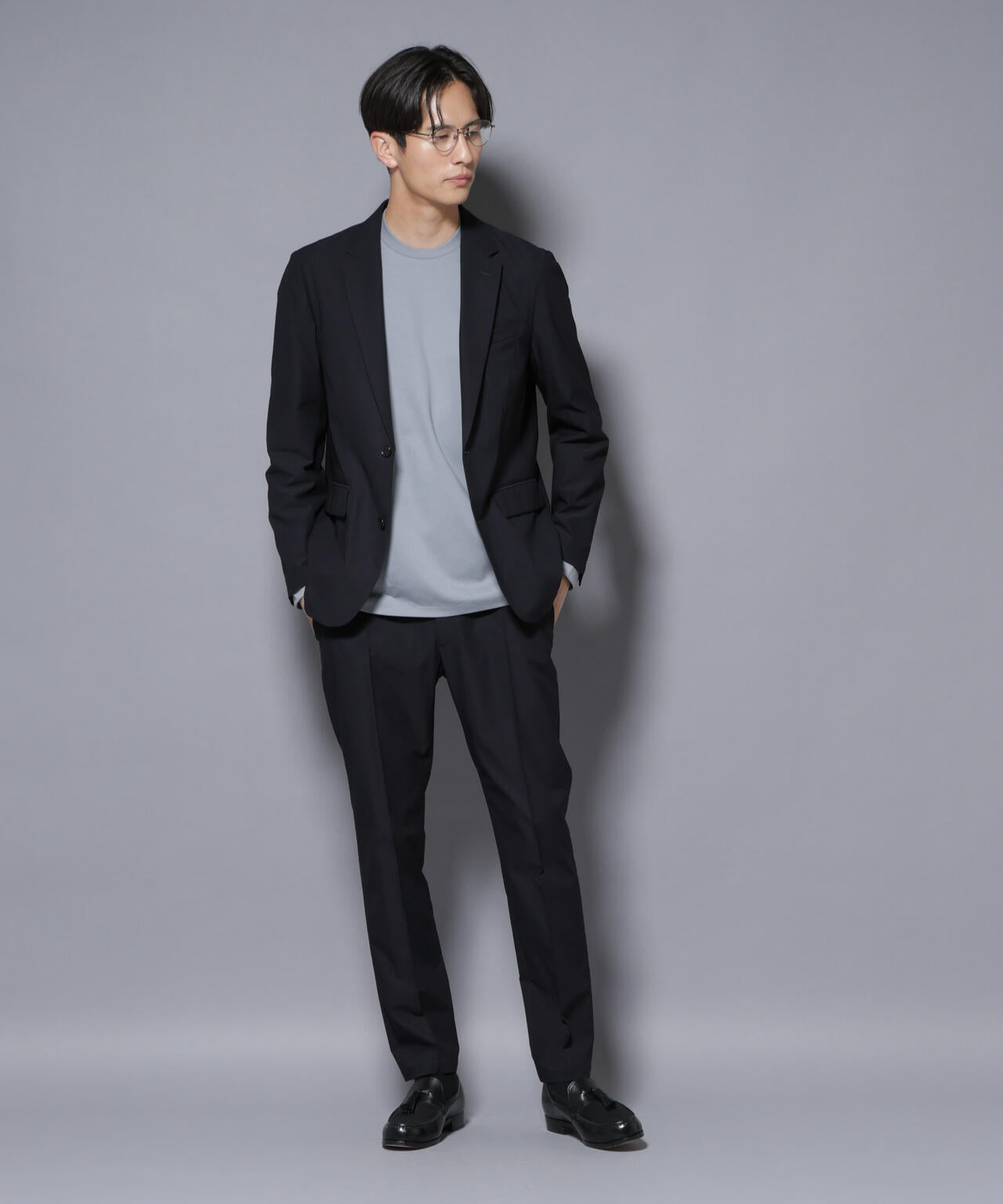 「N TROUSERS BASIC」TEXBRID(R) ツイルパンツ/ストレッチ・撥水(セットアップ可) 6685229203