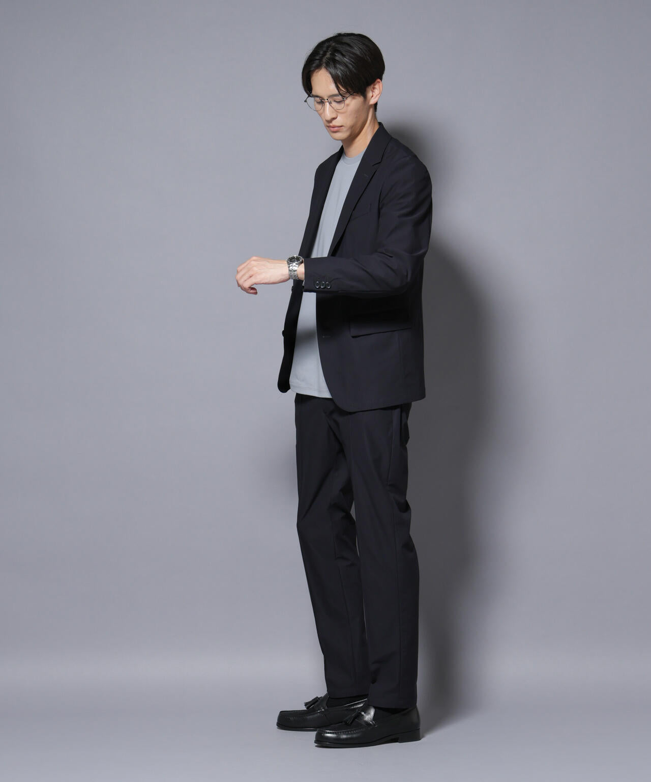 「N TROUSERS BASIC」TEXBRID(R) ツイルパンツ/ストレッチ・撥水(セットアップ可) 6685229203