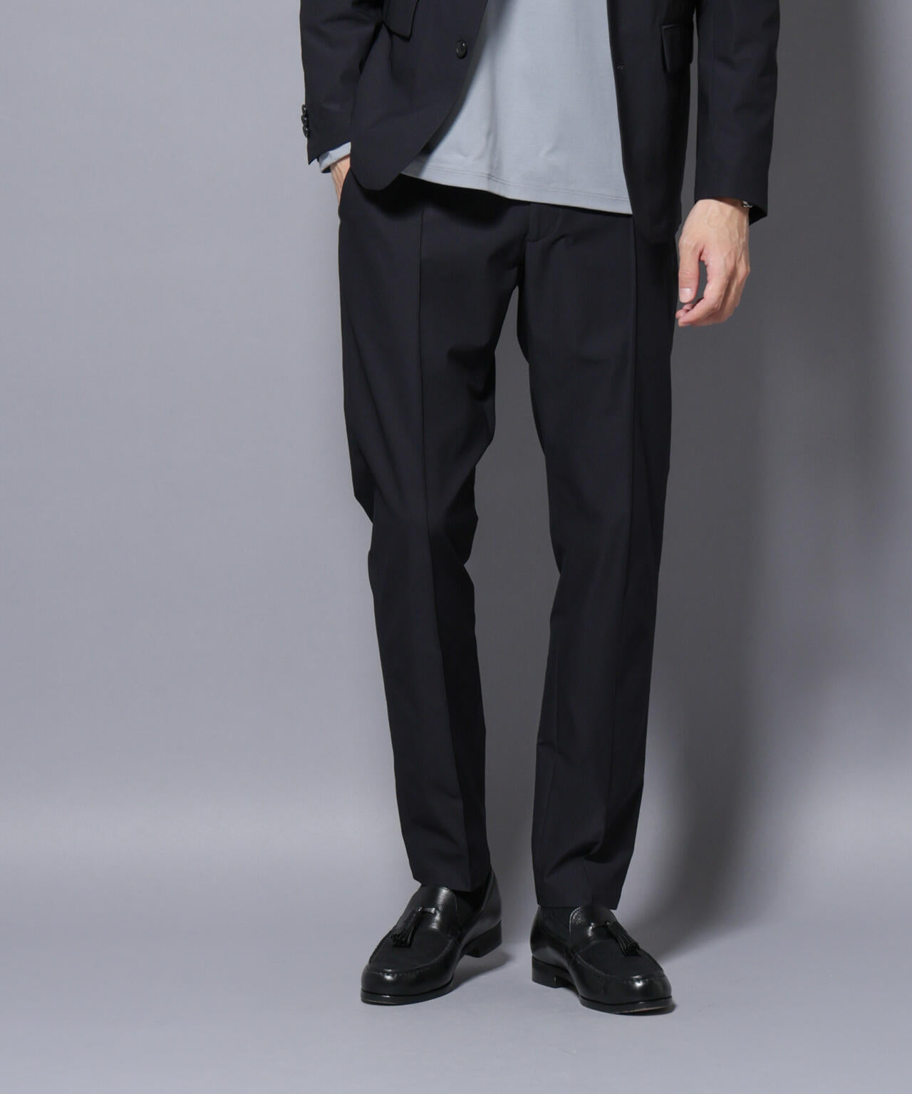 「N TROUSERS BASIC」TEXBRID(R) ツイルパンツ/ストレッチ・撥水(セットアップ可) 6685229203