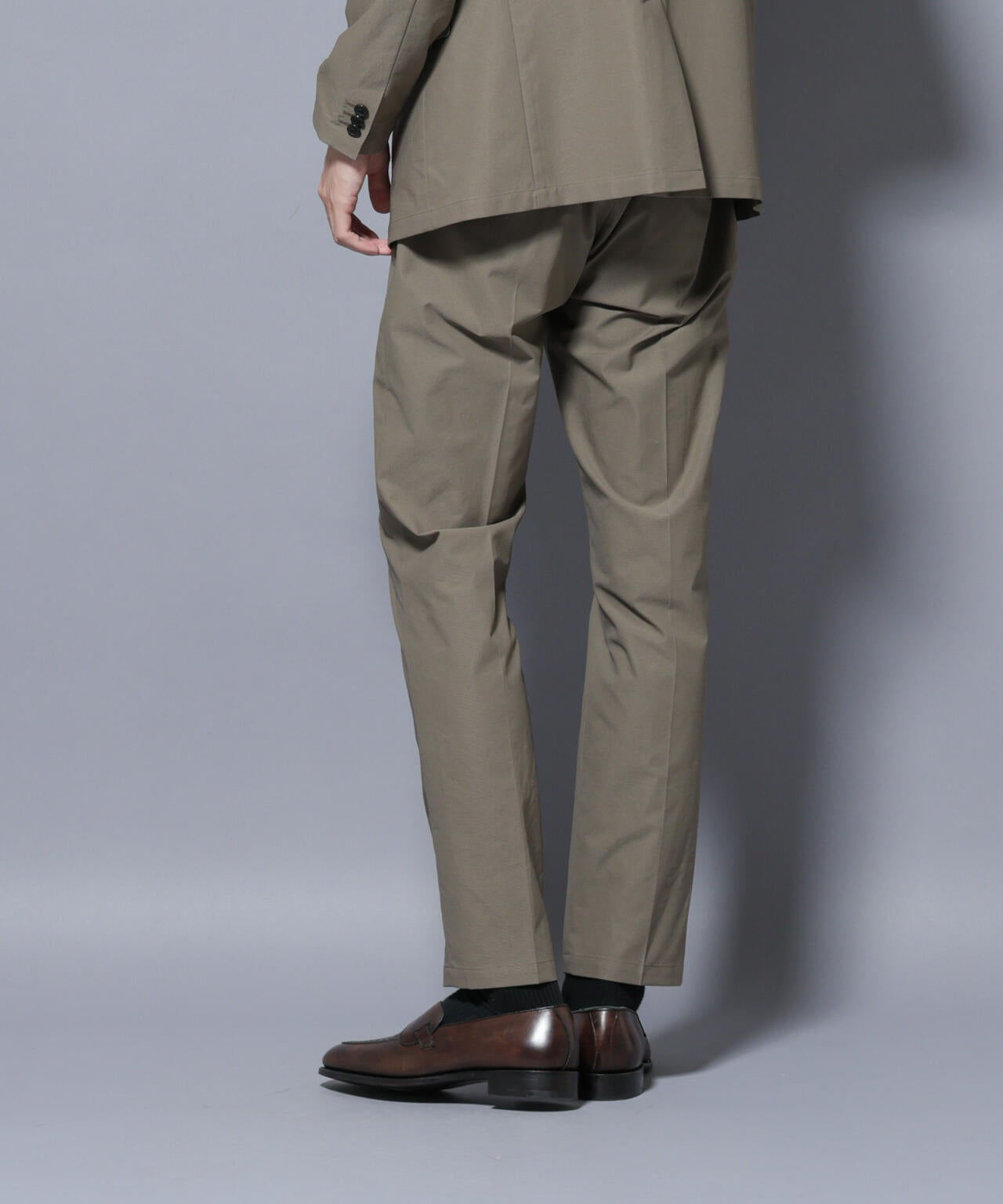 「N TROUSERS BASIC」TEXBRID(R) ツイルパンツ/ストレッチ・撥水(セットアップ可) 6685229203