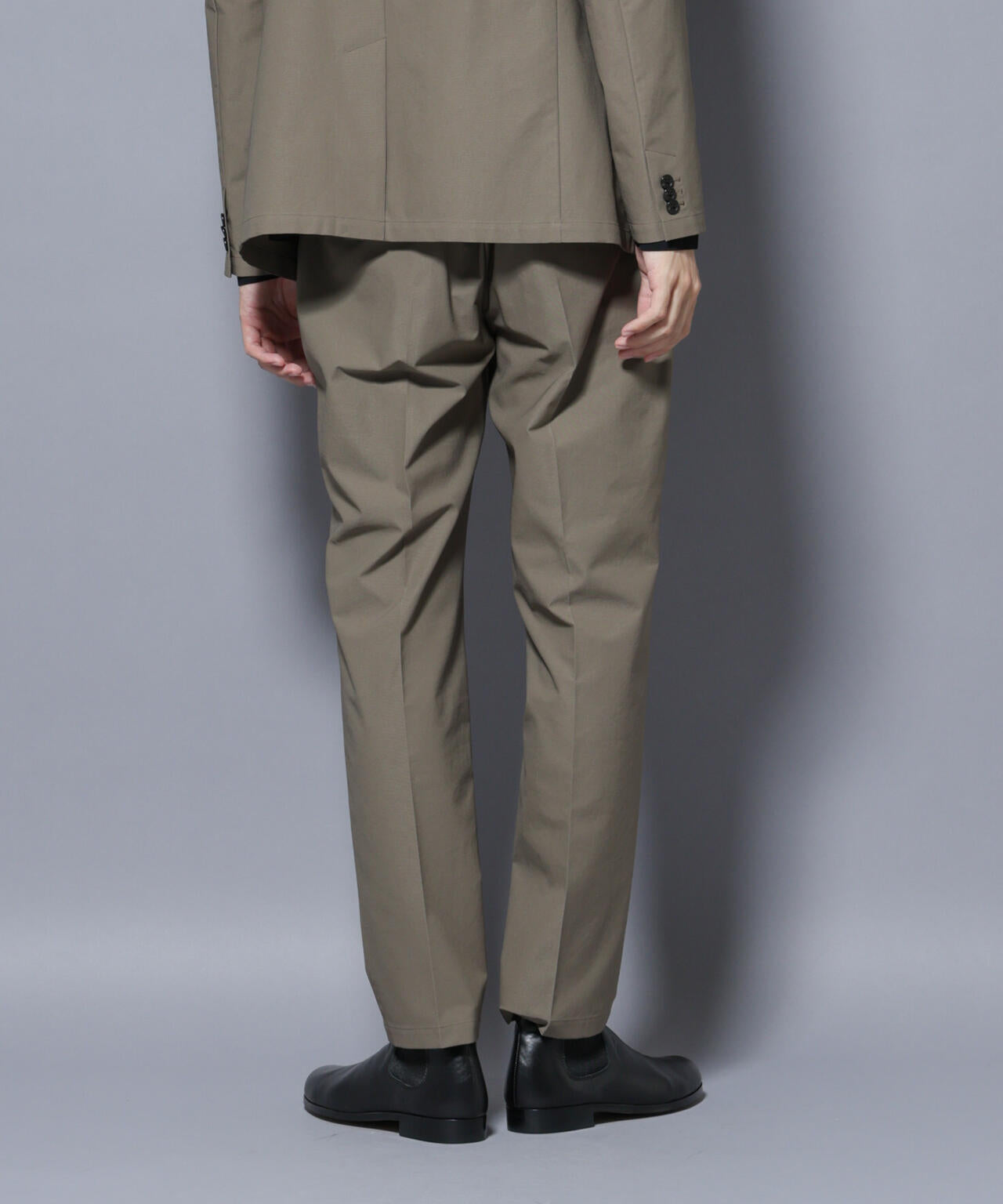 「N TROUSERS BASIC」SizeMoreTEXBRID(R)ストレッチパンツ(セットアップ可) 6685229204
