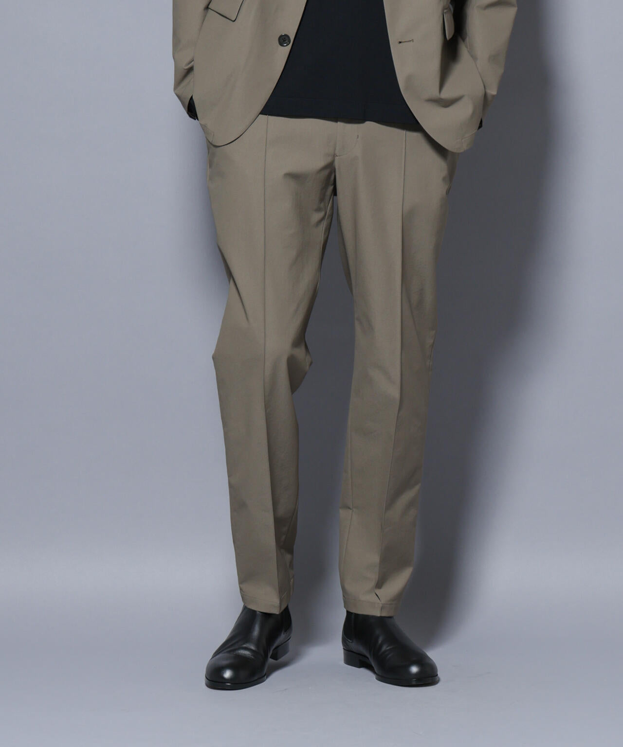 「N TROUSERS BASIC」SizeMoreTEXBRID(R)ストレッチパンツ(セットアップ可) 6685229204