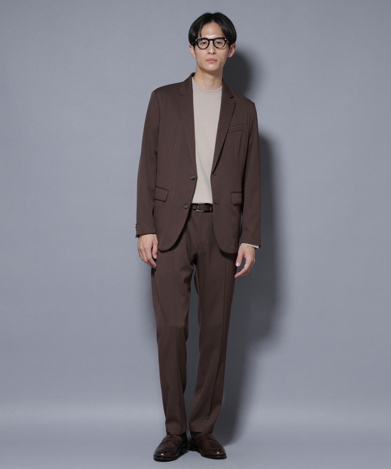 「N TROUSERS BASIC」 シャドーストライプパンツ(セットアップ可) 6685229205