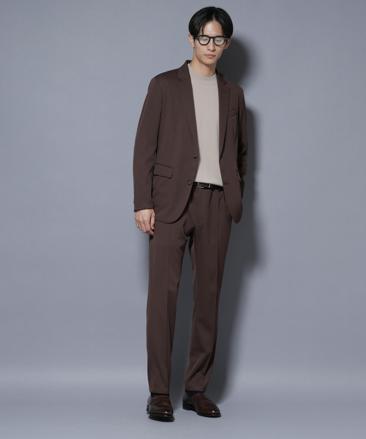 「N TROUSERS BASIC」 シャドーストライプパンツ(セットアップ可) 6685229205