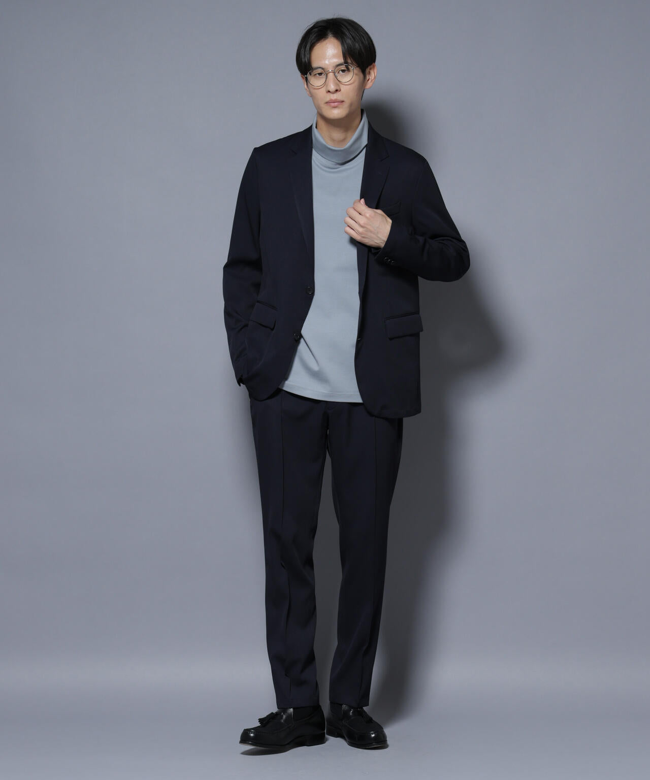 「N TROUSERS BASIC」 シャドーストライプパンツ(セットアップ可) 6685229205