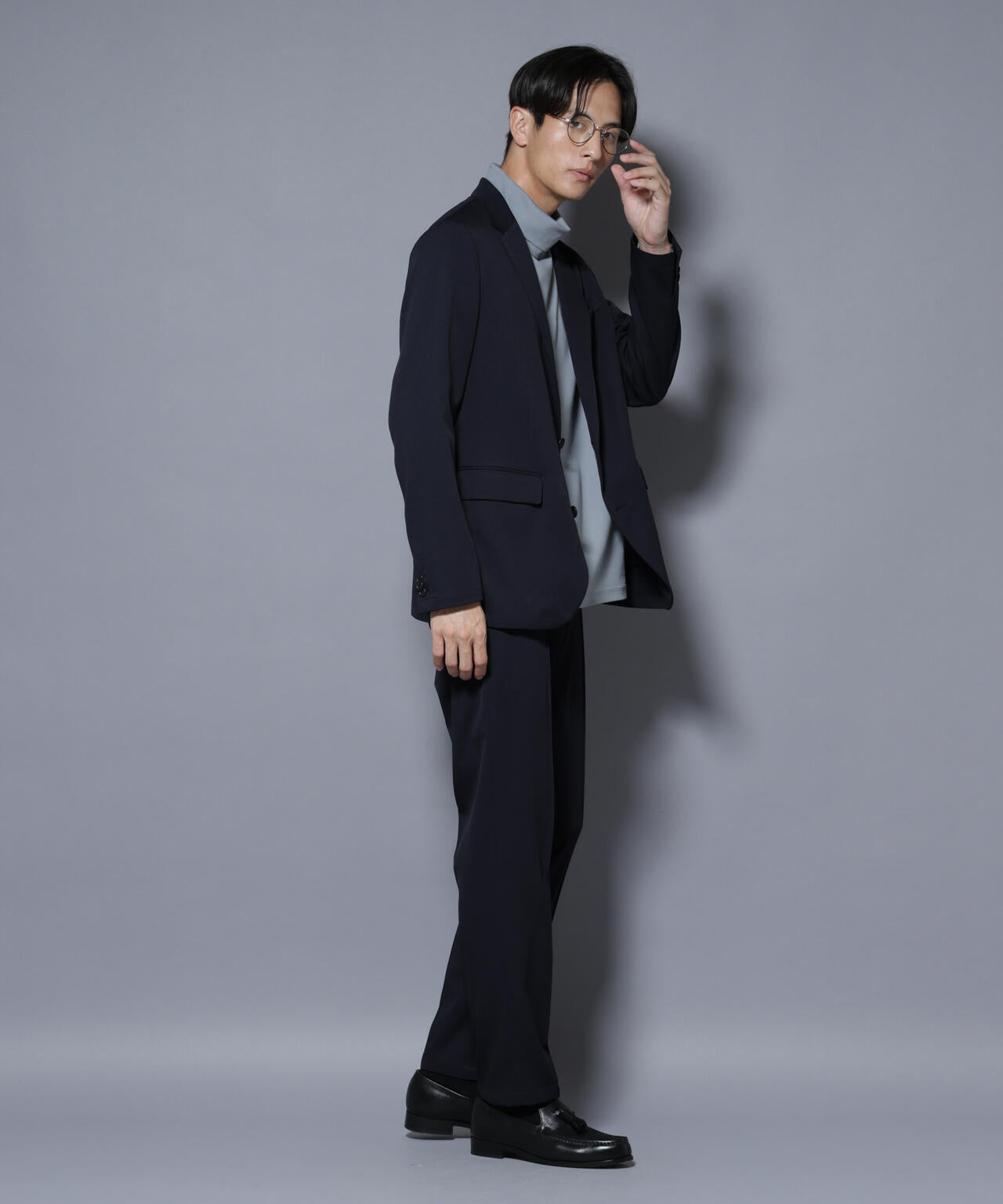 「N TROUSERS BASIC」 シャドーストライプパンツ(セットアップ可) 6685229205