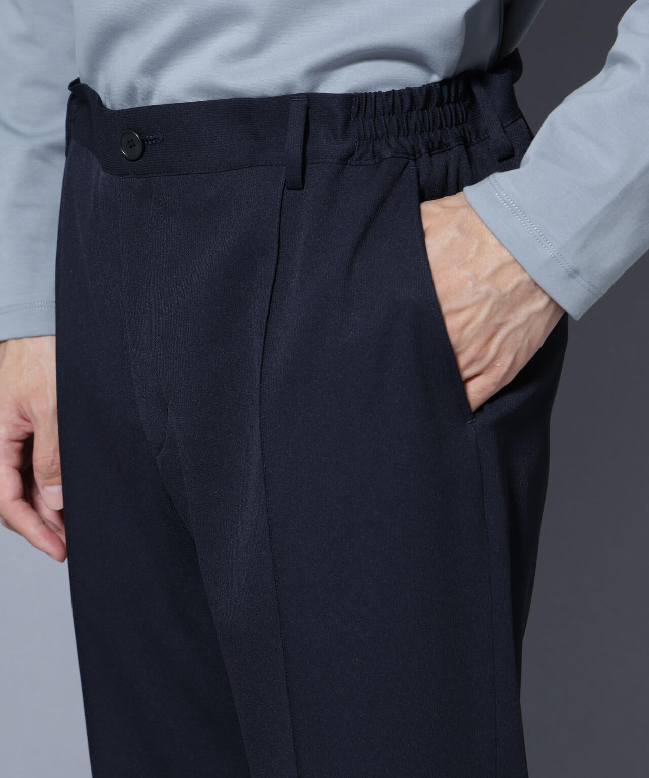 「N TROUSERS BASIC」 シャドーストライプパンツ(セットアップ可) 6685229205