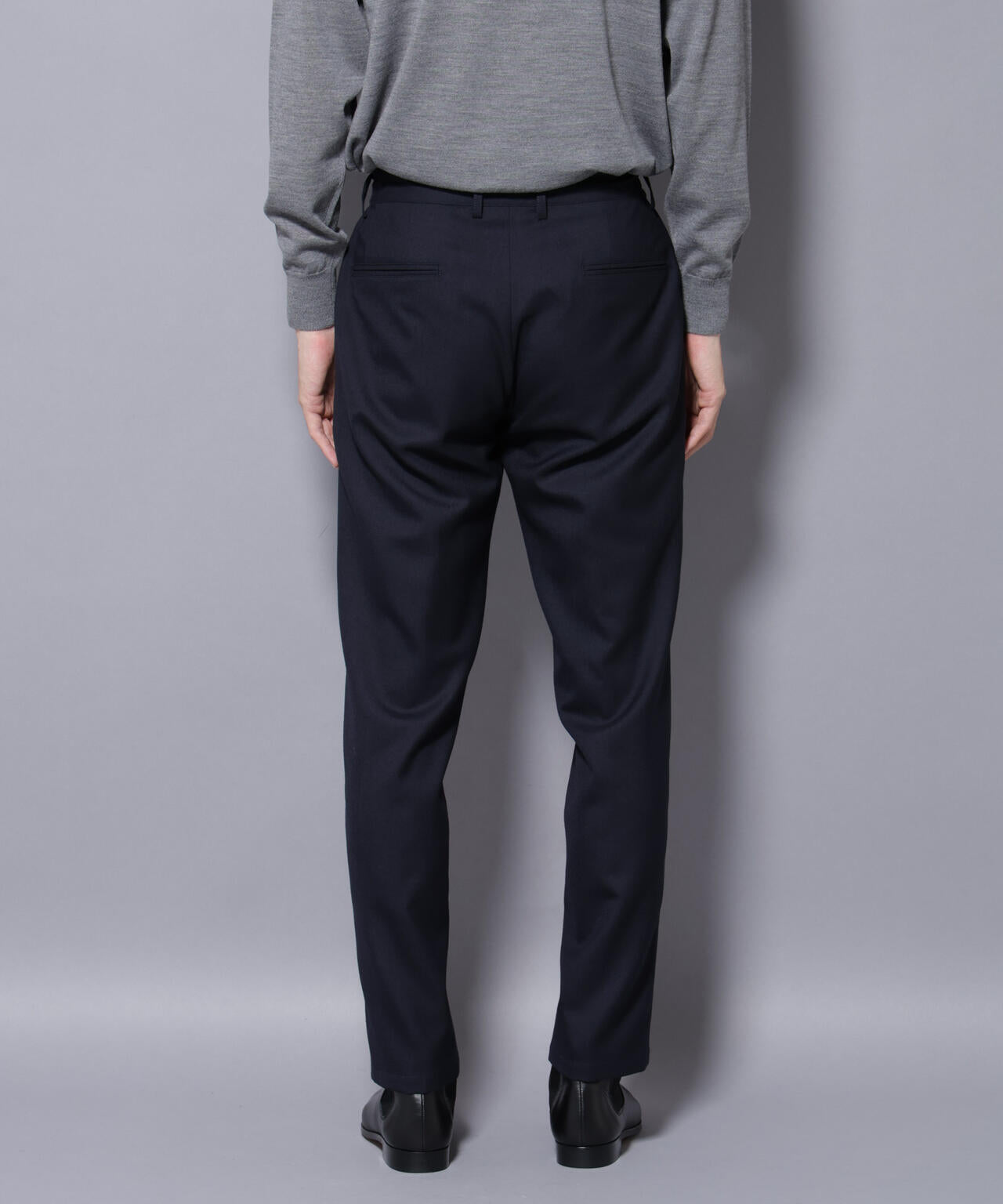 「N TROUSERS PREMIUM」RENU(R)ウール混洗えるサキソニーパンツ(セットアップ可) 6685229206