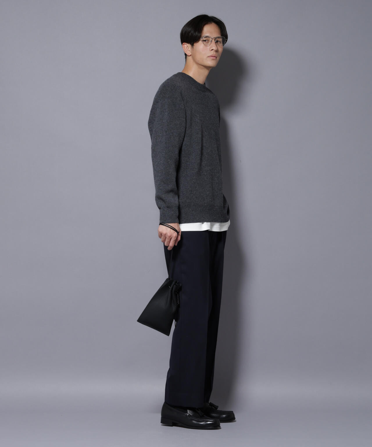 「N TROUSERS PREMIUM」RENU(R)洗えるサキソニーストレートパンツ 6685229208