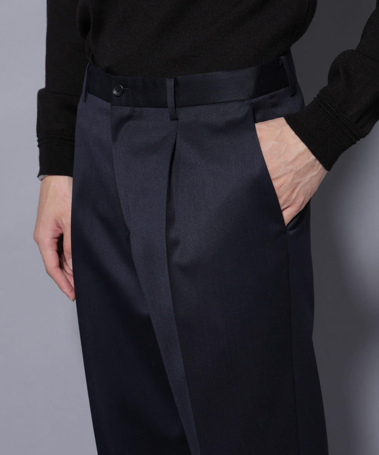 「Damerino Select」ウールシルクベネシャンパンツ(セットアップ可) 6685229209