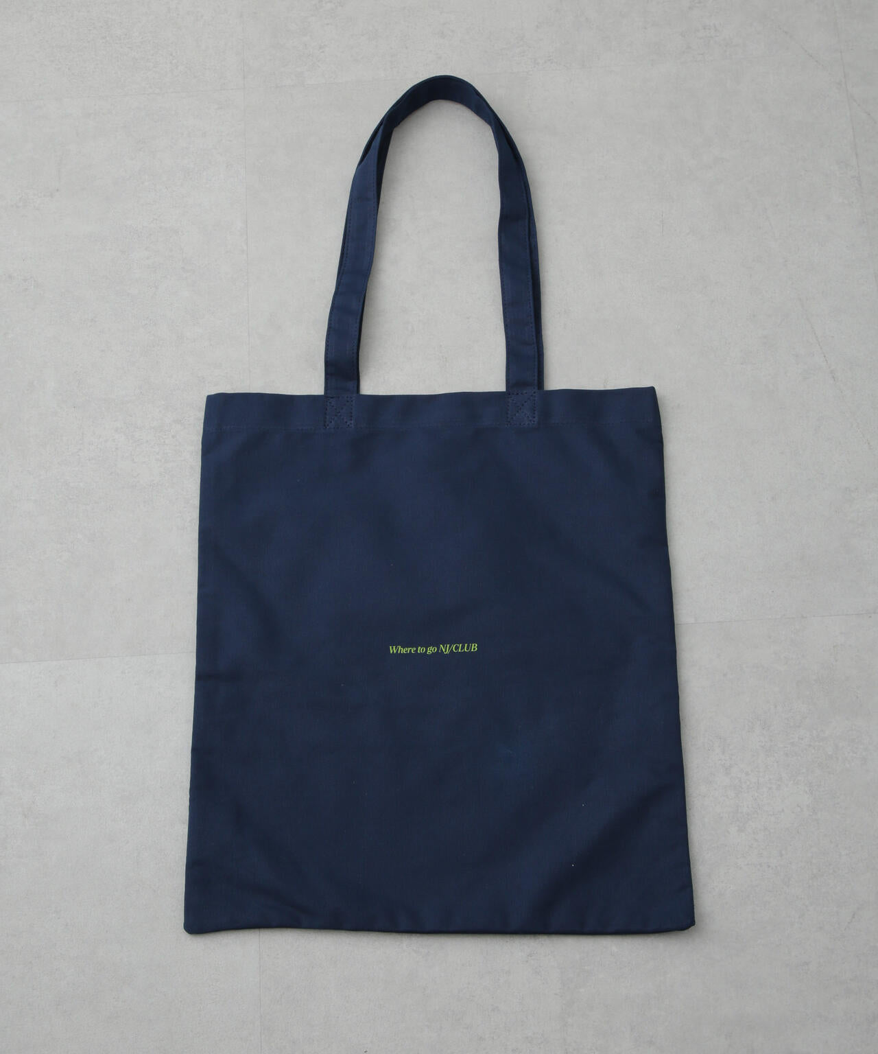「NJ/CLUB」 グラフィックロゴトートバッグ 6685232206
