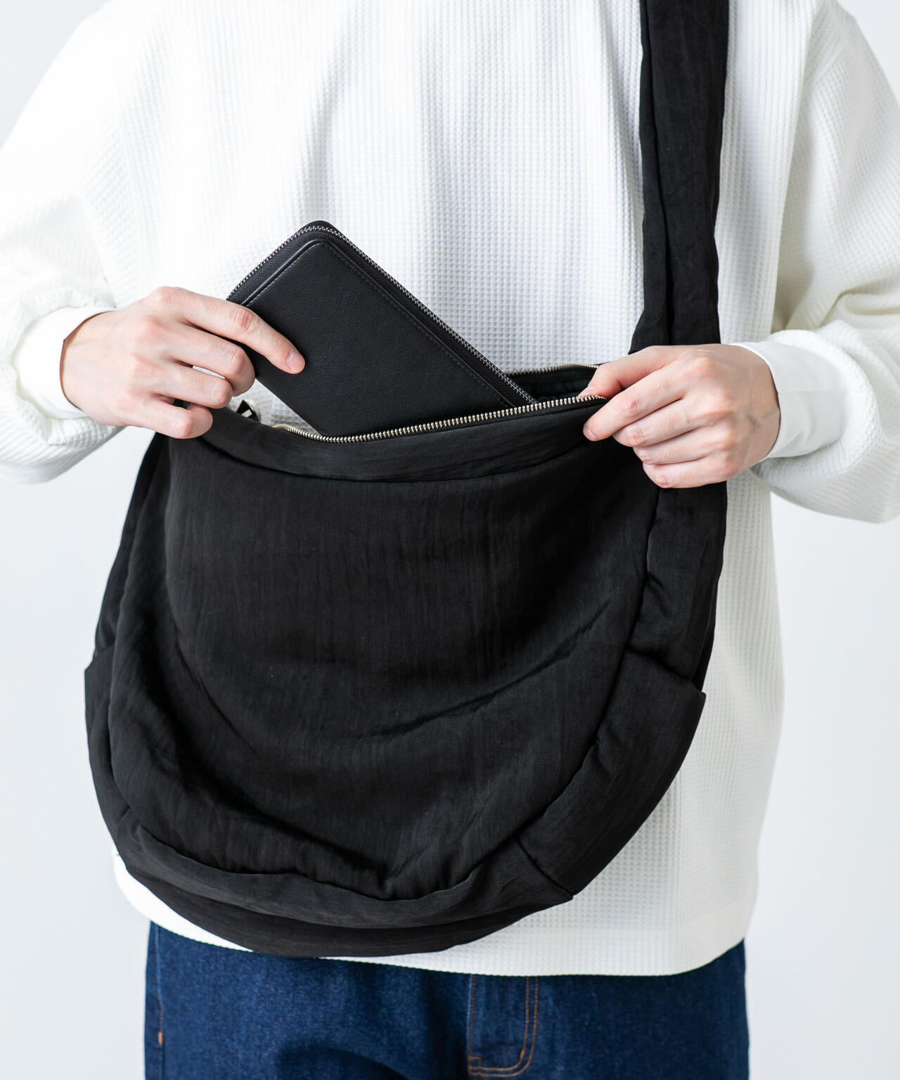 WEB限定/フェイクレザーロングウォレット 6685252204