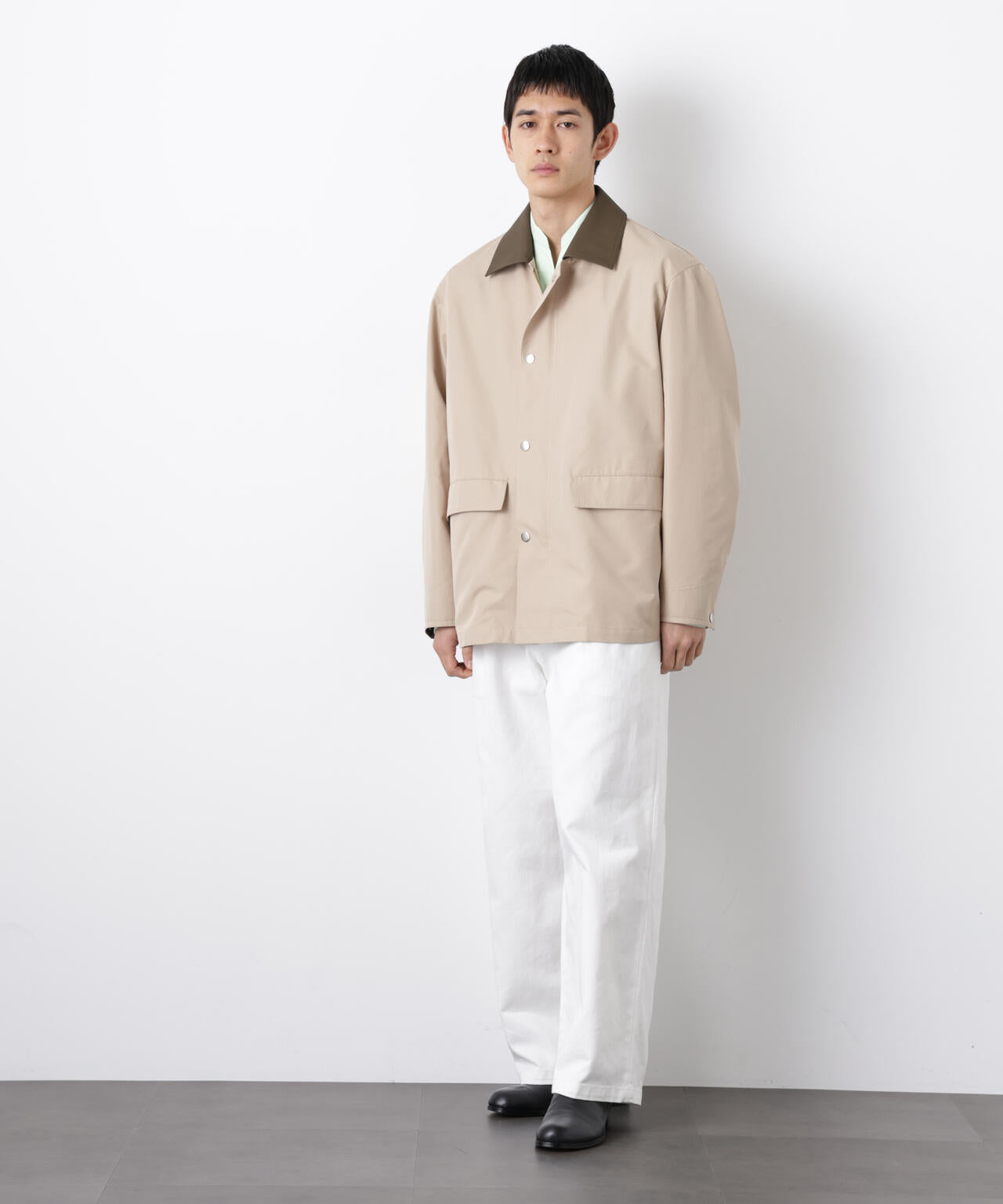 オーバージャケット「WARP PRINT」ライニング/撥水 6686111203