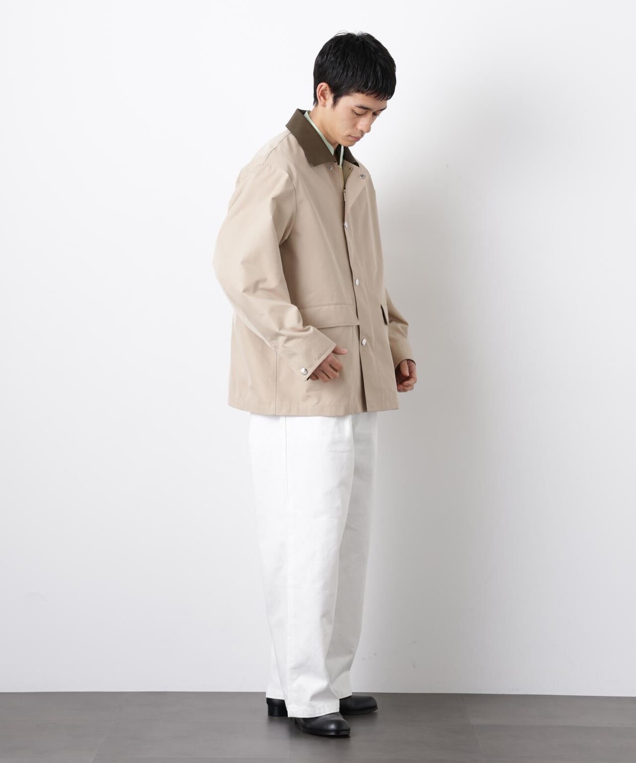 オーバージャケット「WARP PRINT」ライニング/撥水 6686111203