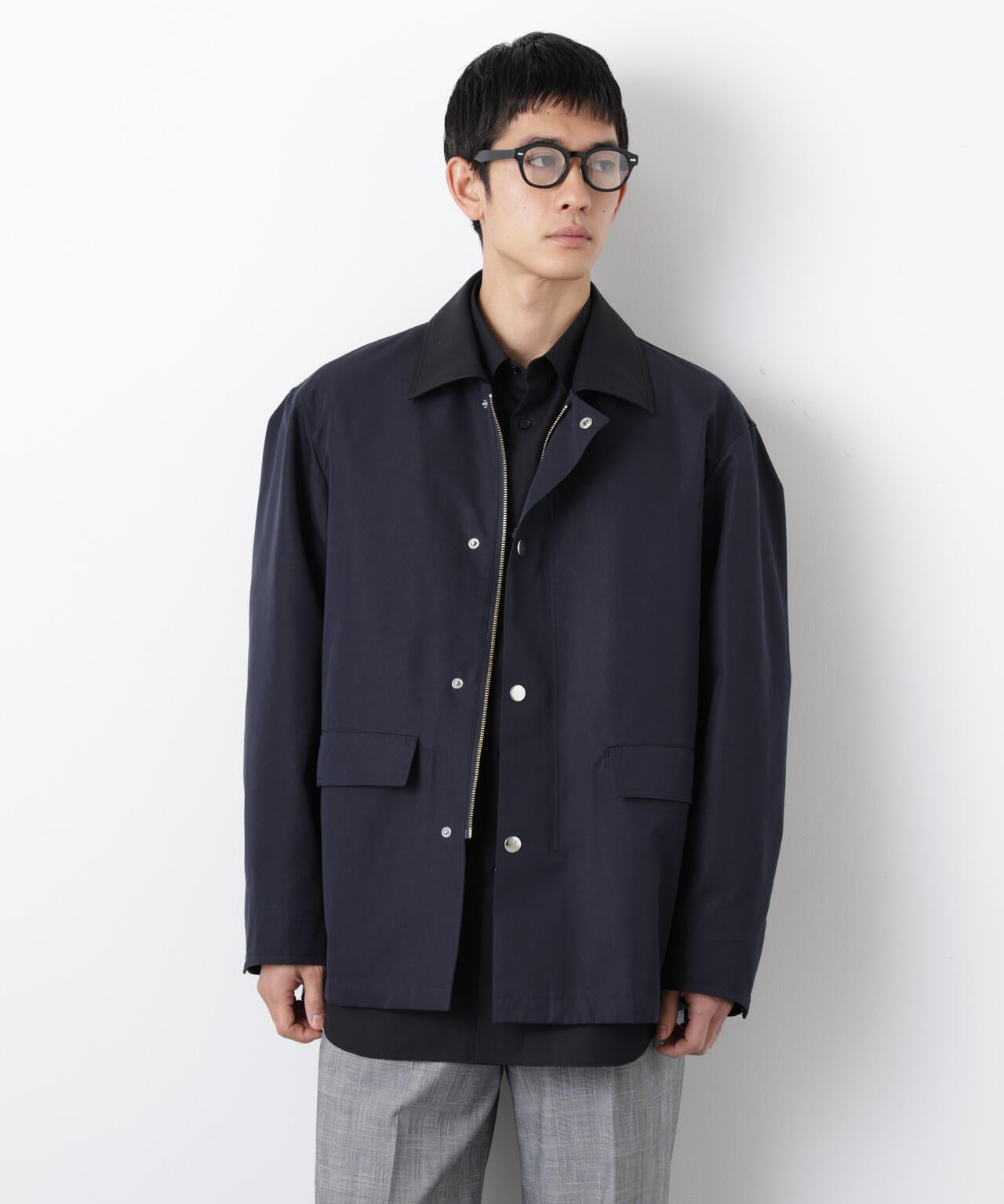 オーバージャケット「WARP PRINT」ライニング/撥水 6686111203