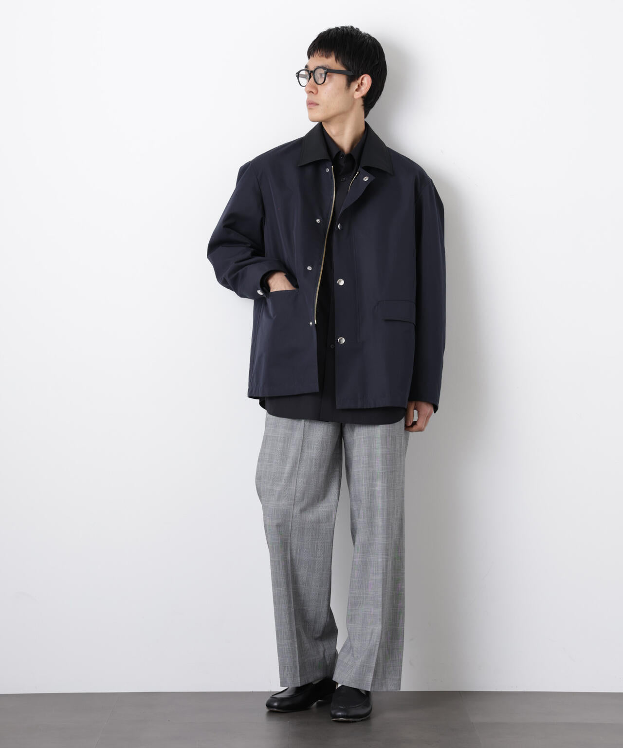 オーバージャケット「WARP PRINT」ライニング/撥水 6686111203