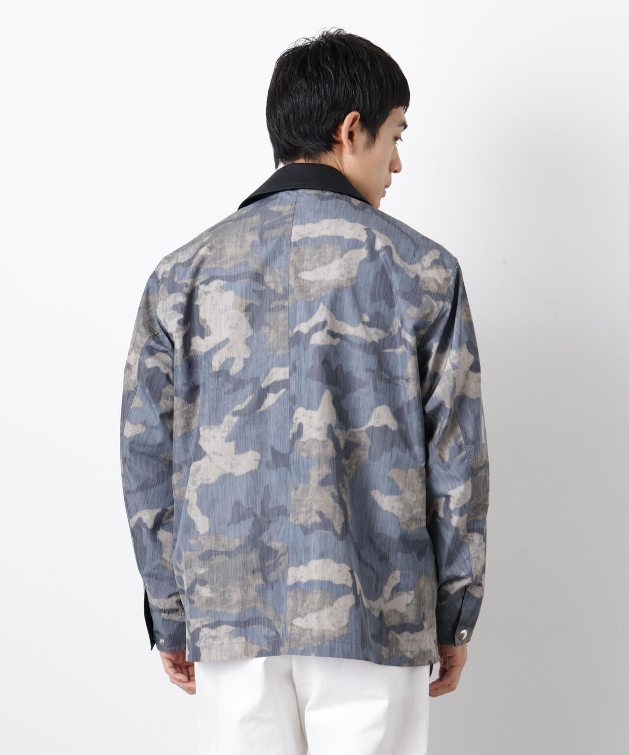 オーバージャケット「WARP PRINT」ライニング/撥水 6686111203