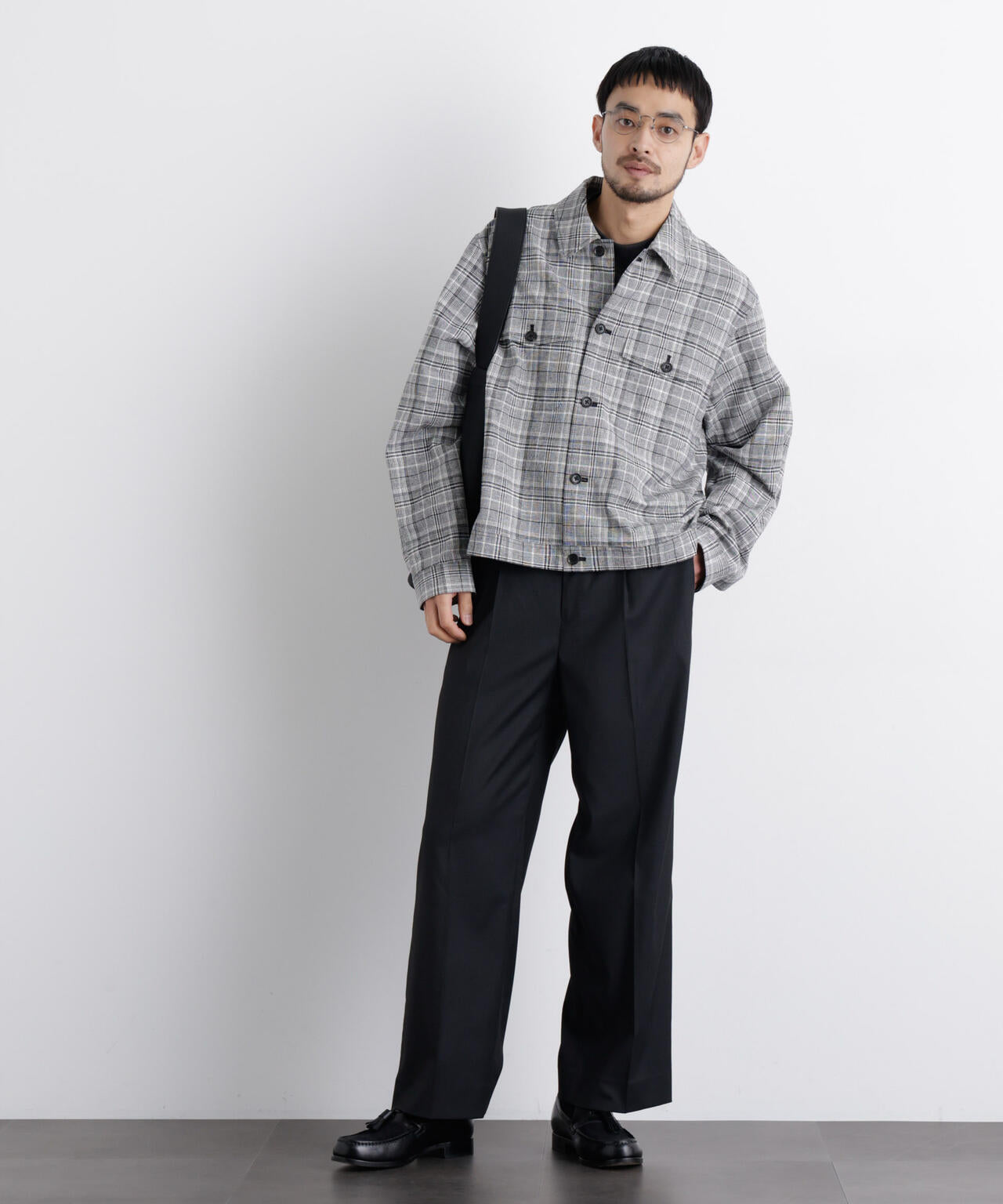 「FRENCH LINEN」リネンコットンシャツブルゾン 6686112202