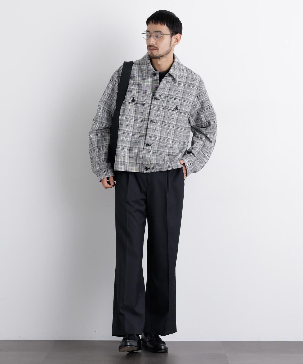 「FRENCH LINEN」リネンコットンシャツブルゾン 6686112202