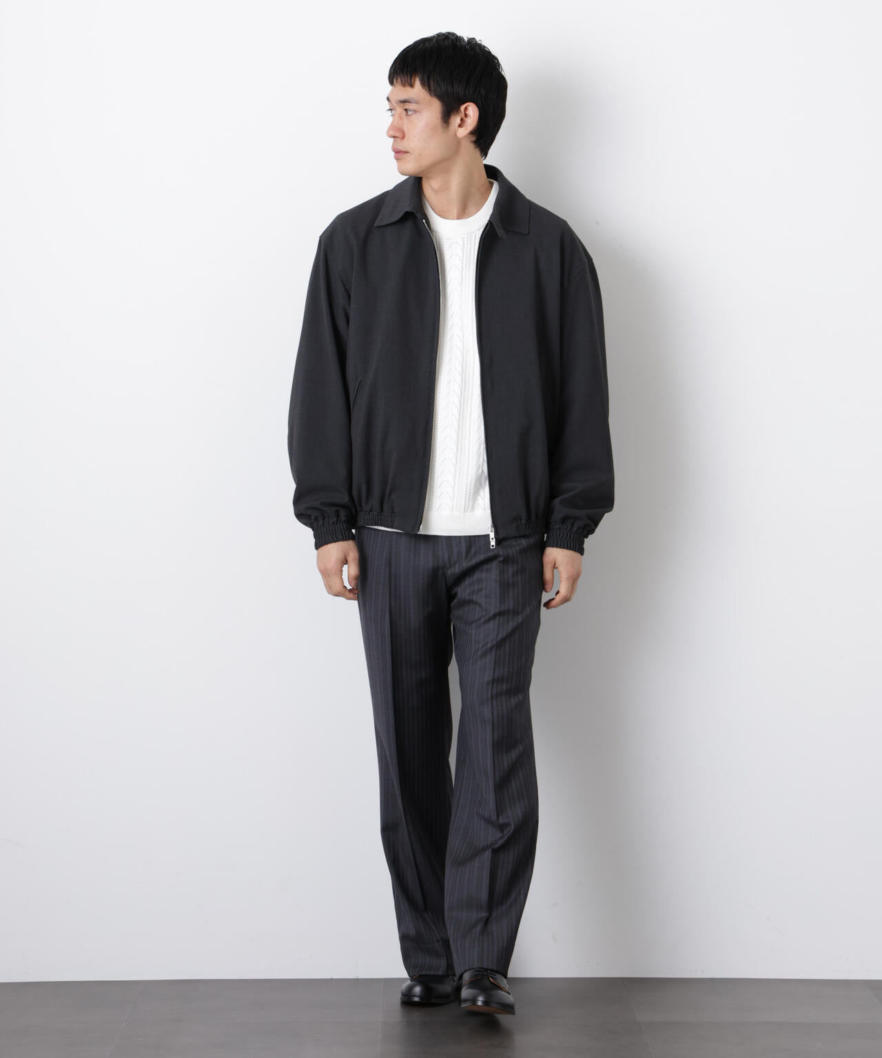 「モダンコンフォート」TRビックタックギャザーブルゾン 6686112203