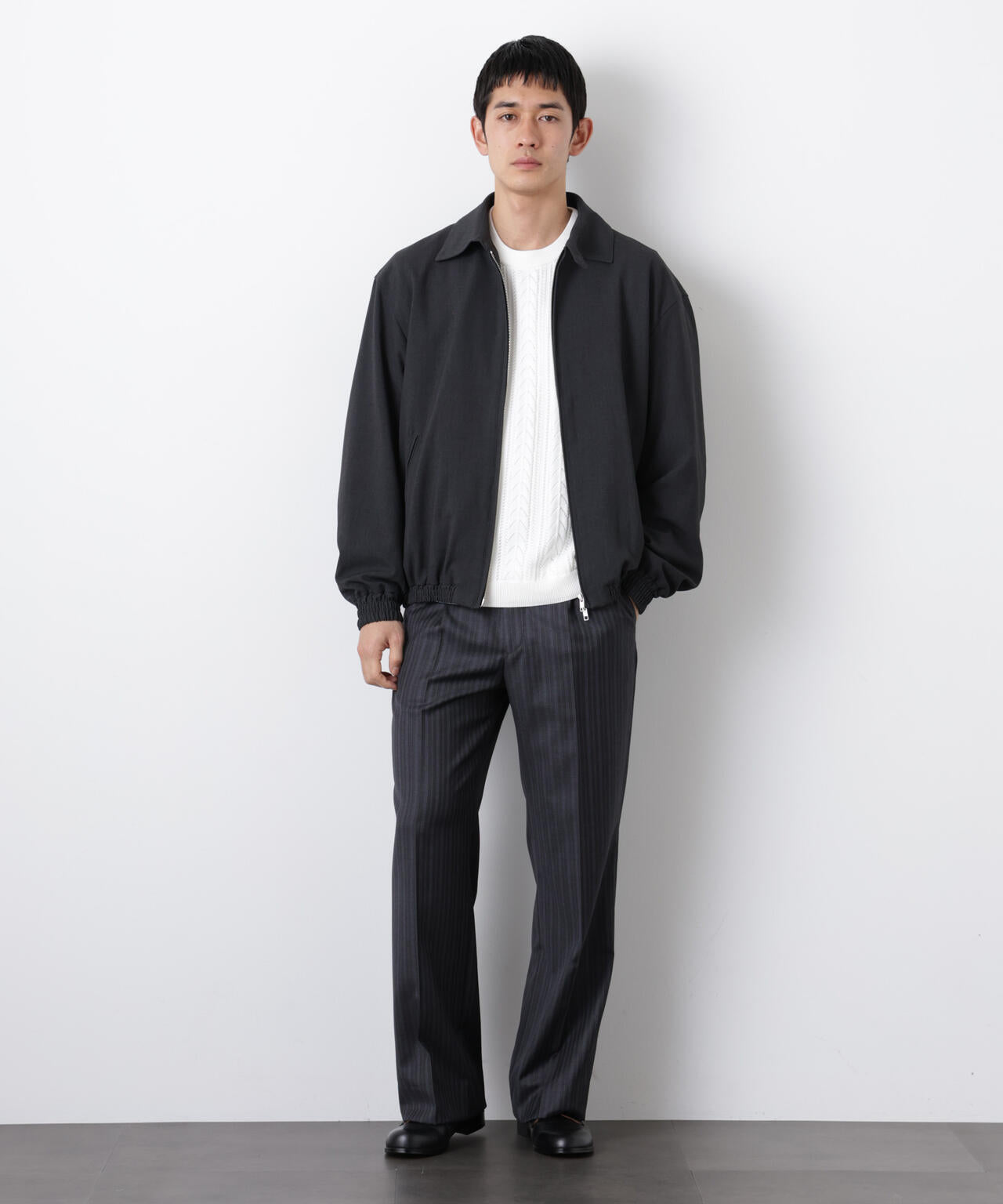 「モダンコンフォート」TRビックタックギャザーブルゾン 6686112203