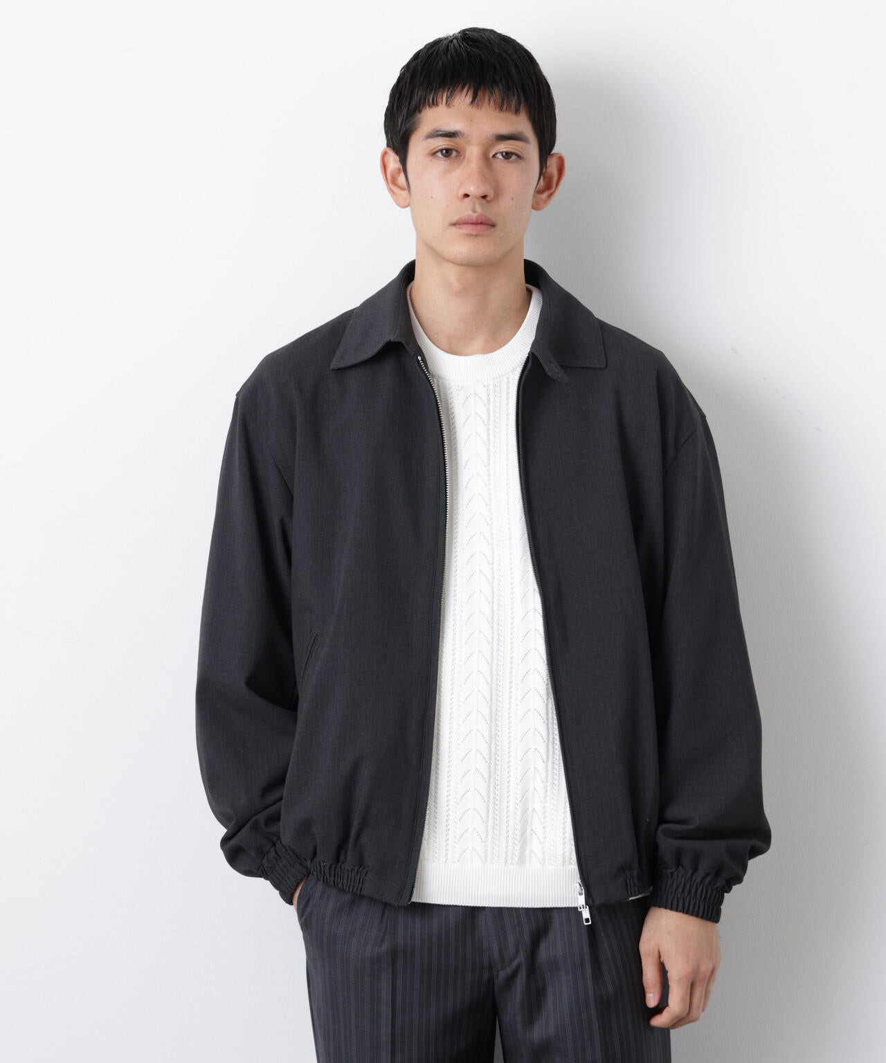 「モダンコンフォート」TRビックタックギャザーブルゾン 6686112203