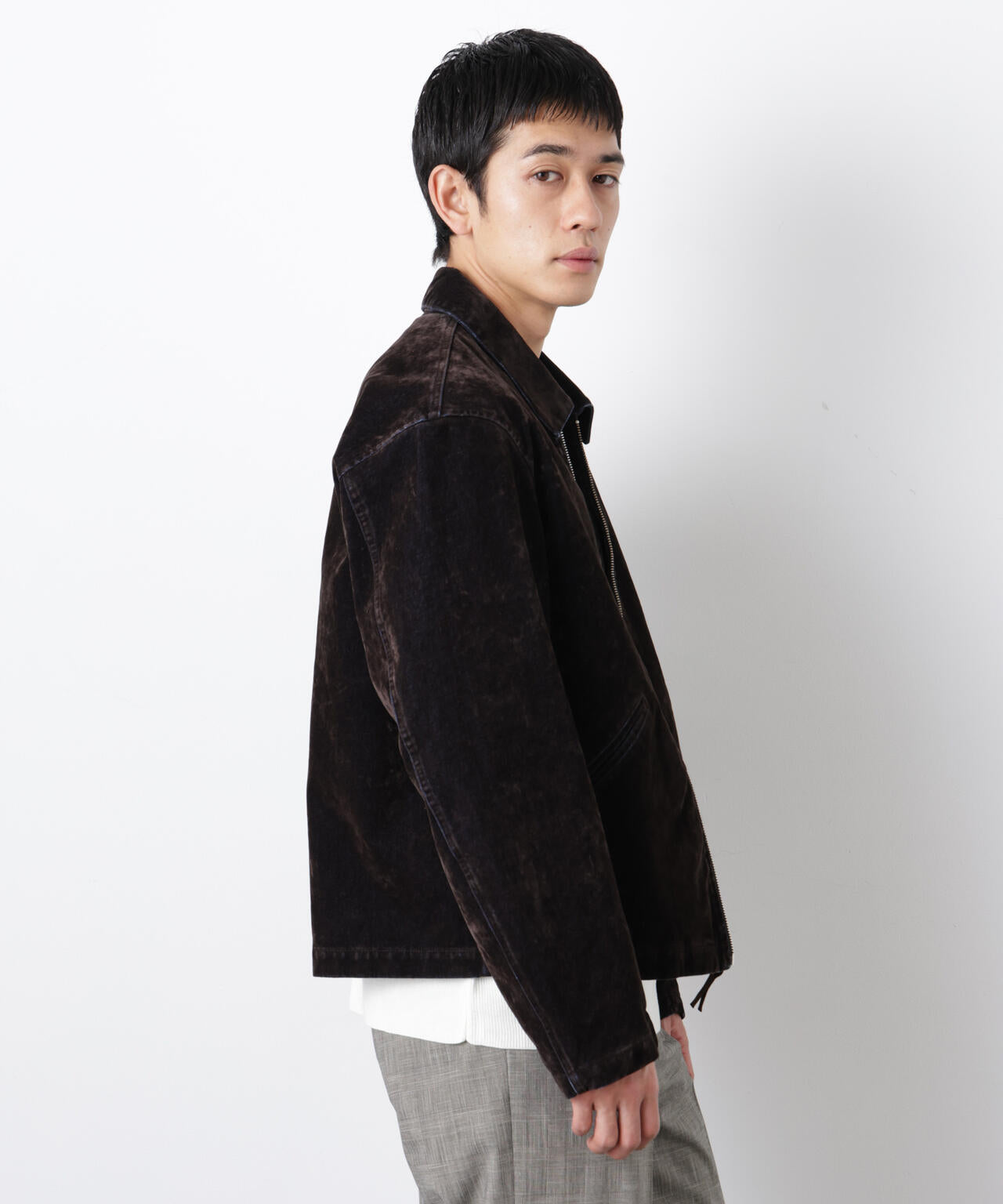 フロッキーデニム スポーツジャケット 6686112207