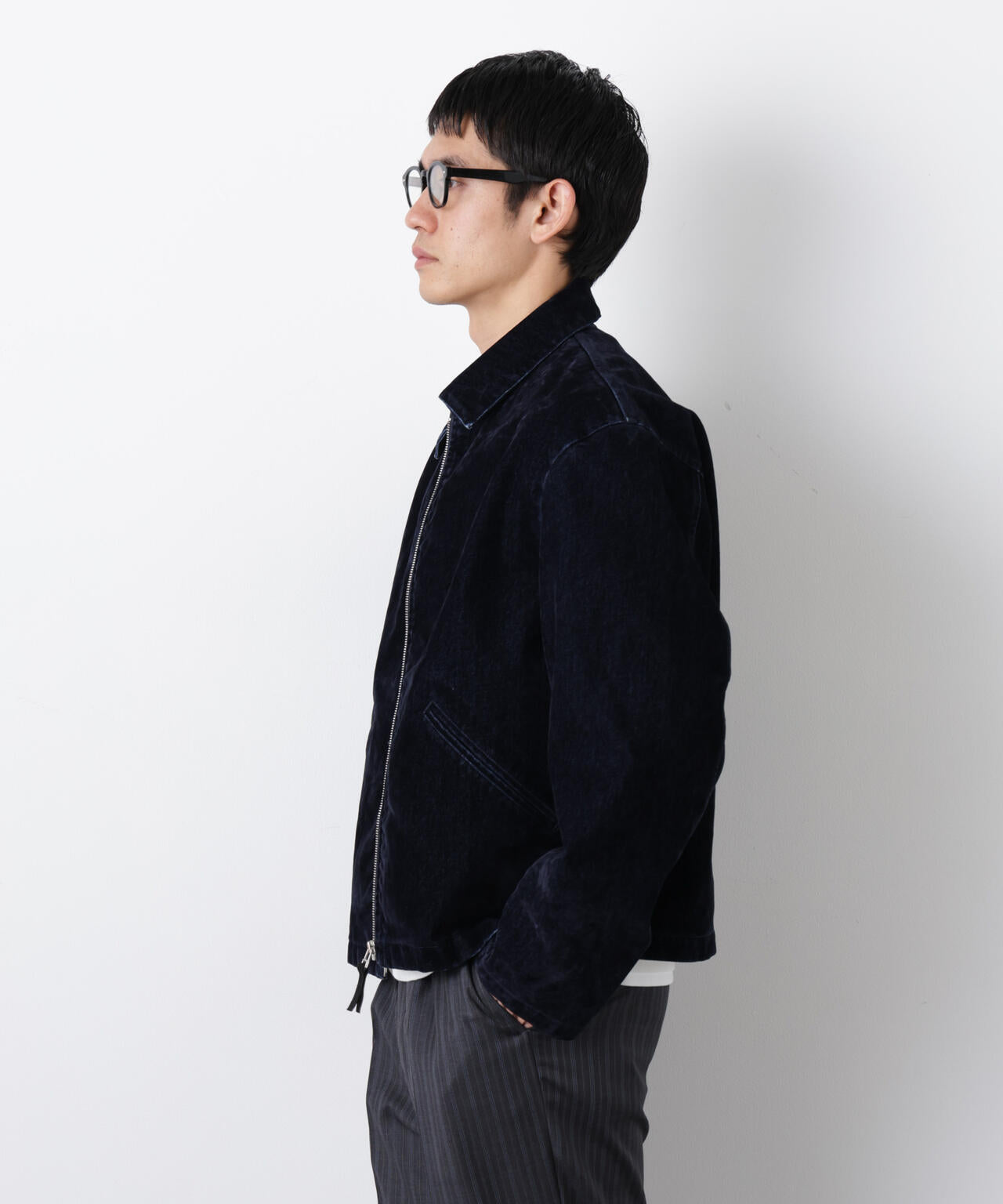 フロッキーデニム スポーツジャケット 6686112207