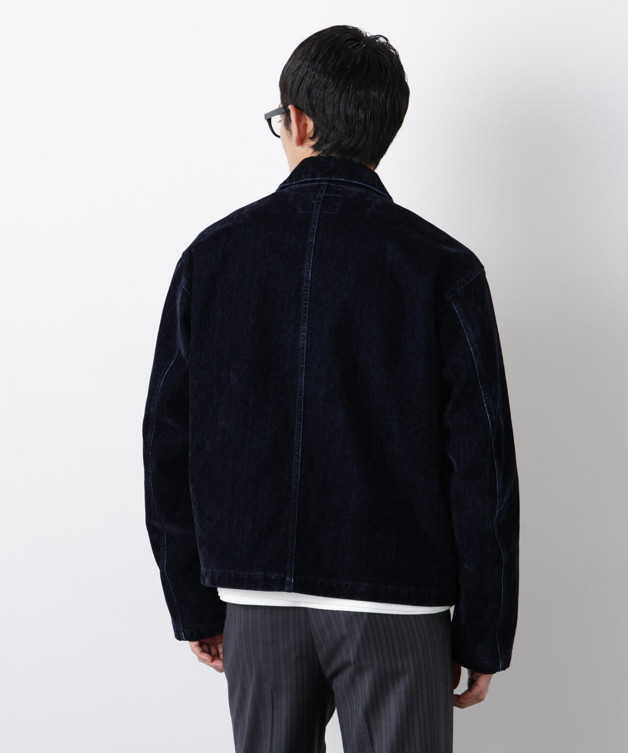 フロッキーデニム スポーツジャケット 6686112207