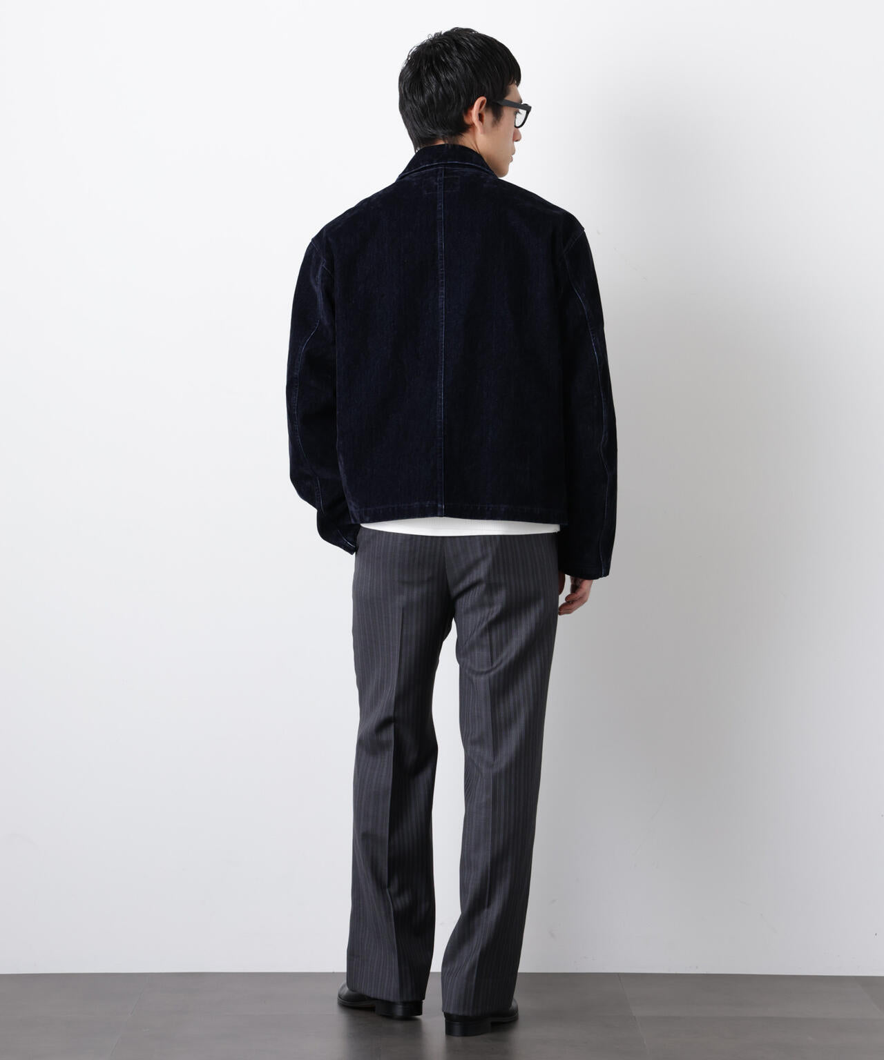 フロッキーデニム スポーツジャケット 6686112207