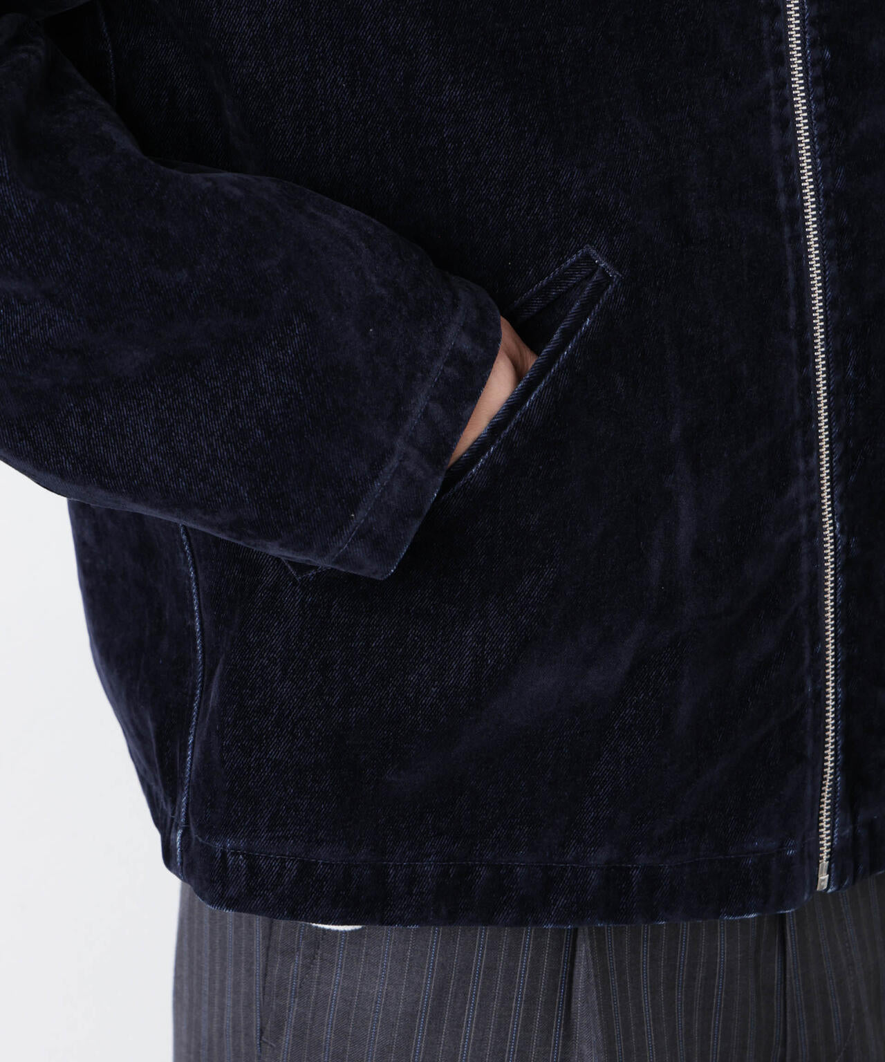 フロッキーデニム スポーツジャケット 6686112207