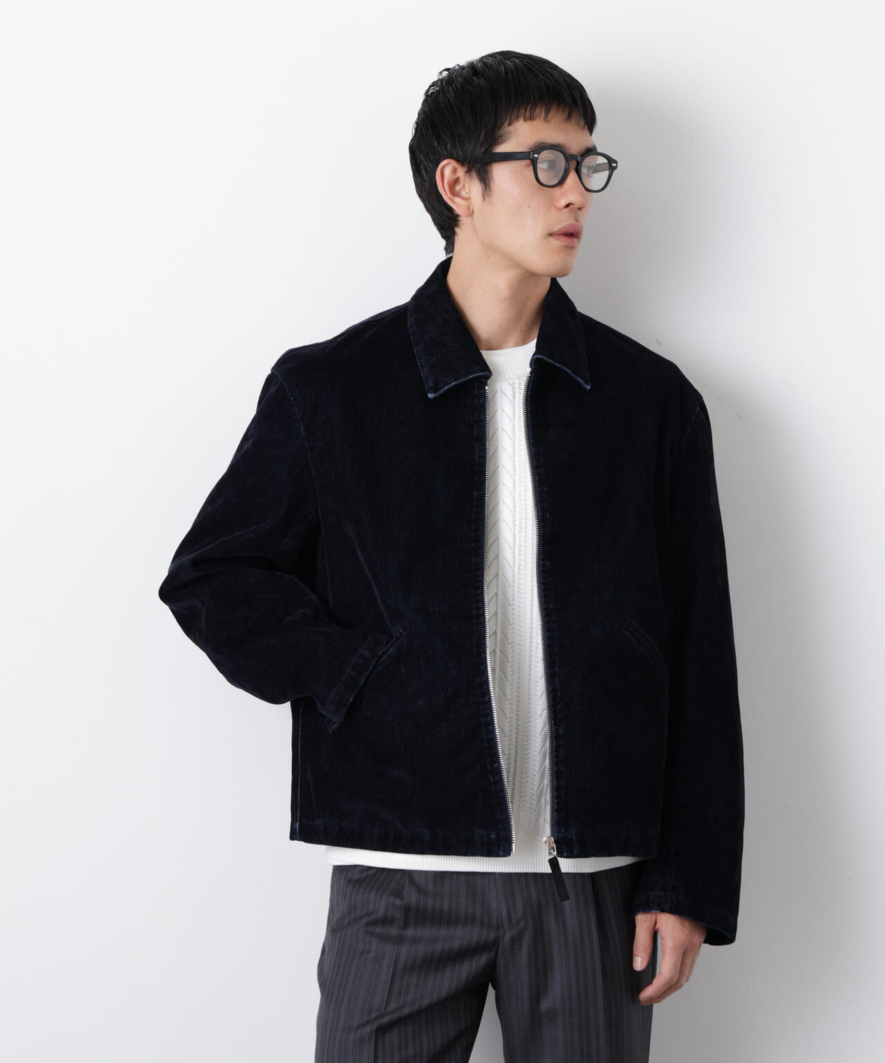 フロッキーデニム スポーツジャケット 6686112207