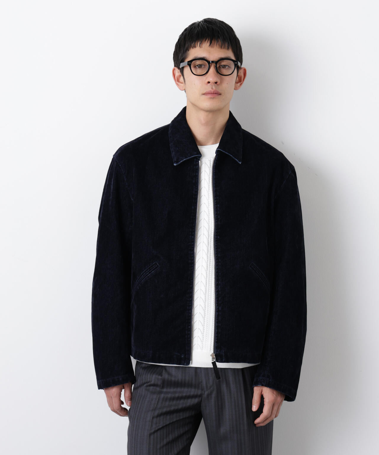 フロッキーデニム スポーツジャケット 6686112207