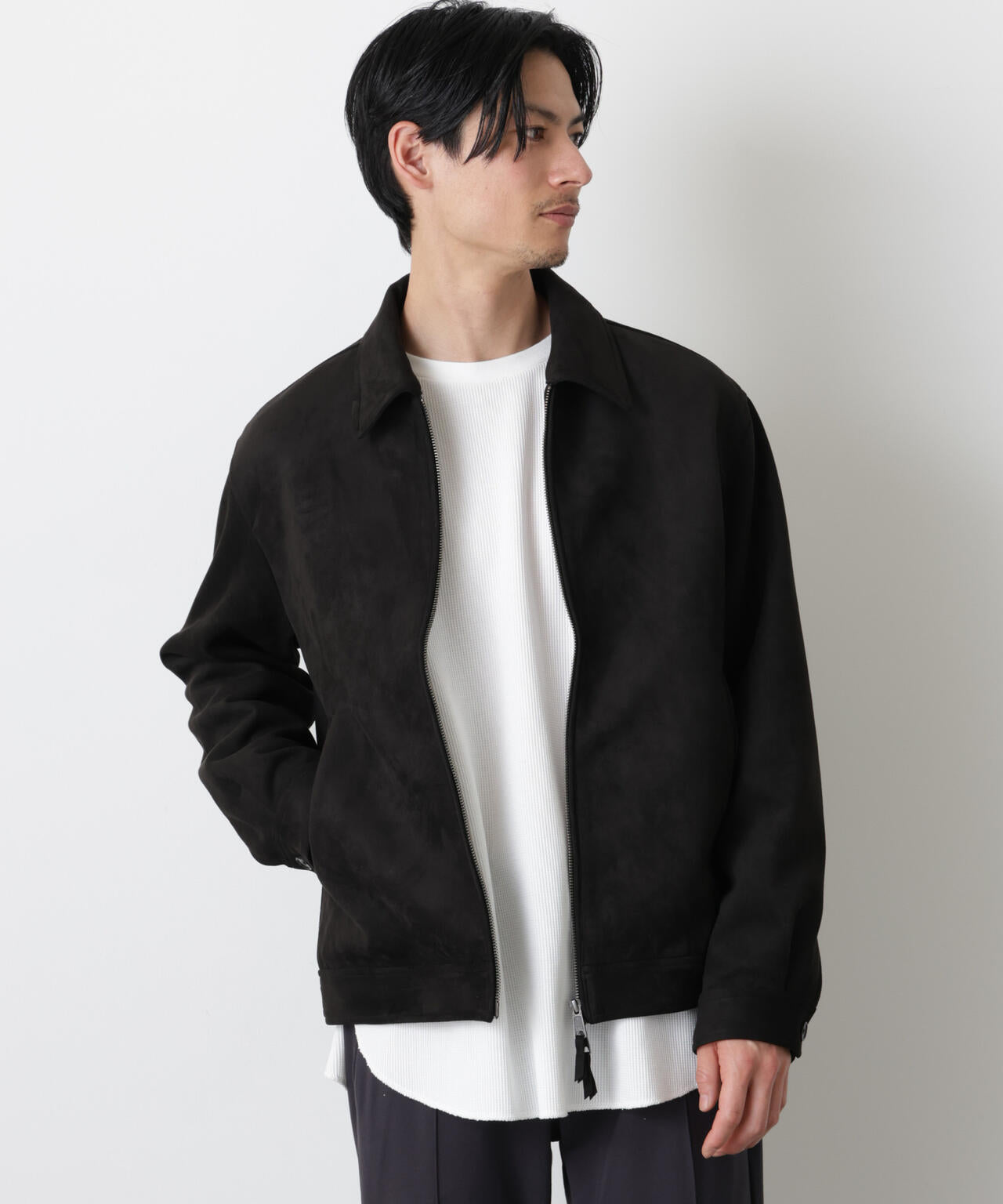 「モダンコンフォート」 フェイクスエードブルゾン 6686112209