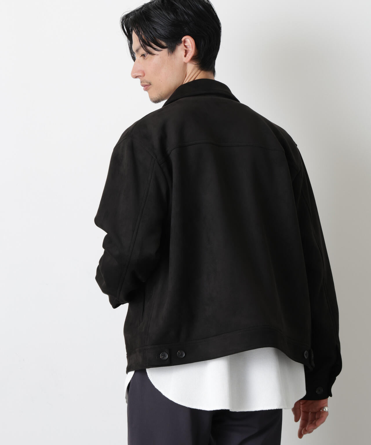 「モダンコンフォート」 フェイクスエードブルゾン 6686112209