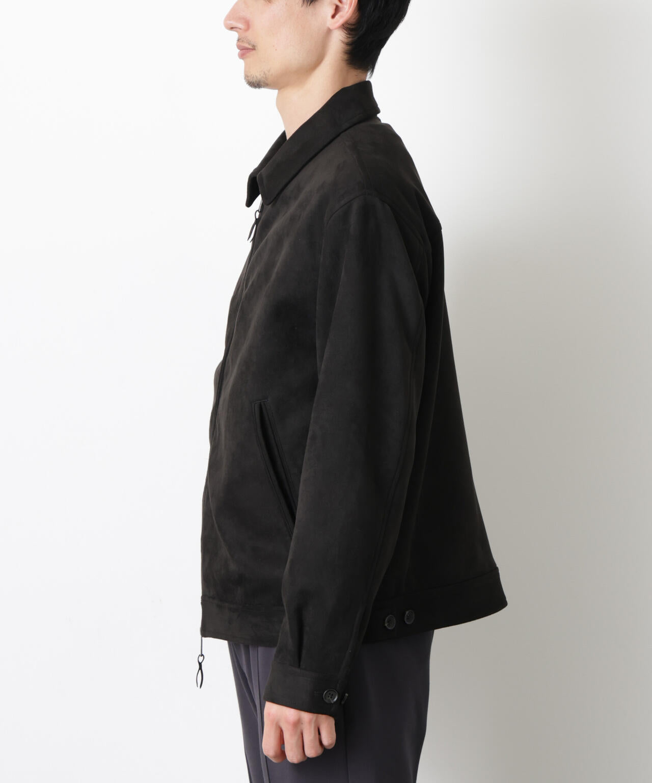 「モダンコンフォート」 フェイクスエードブルゾン 6686112209