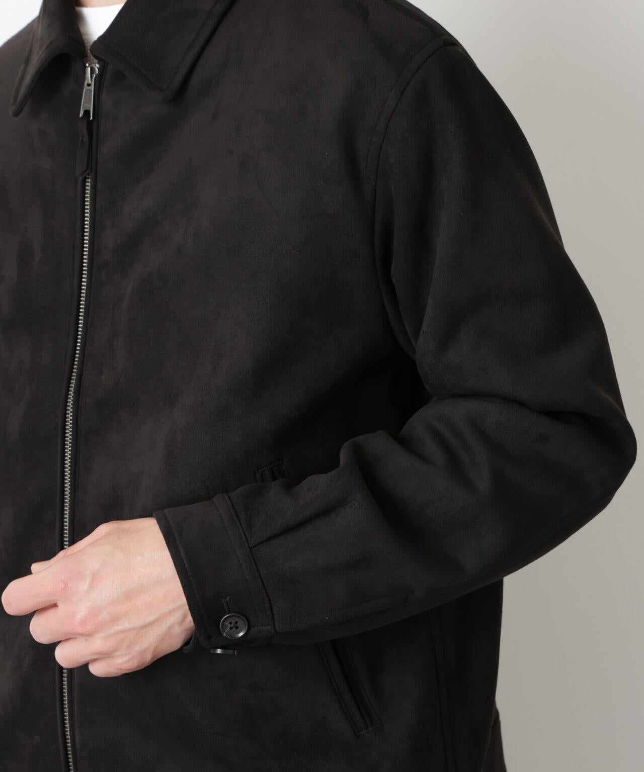 「モダンコンフォート」 フェイクスエードブルゾン 6686112209