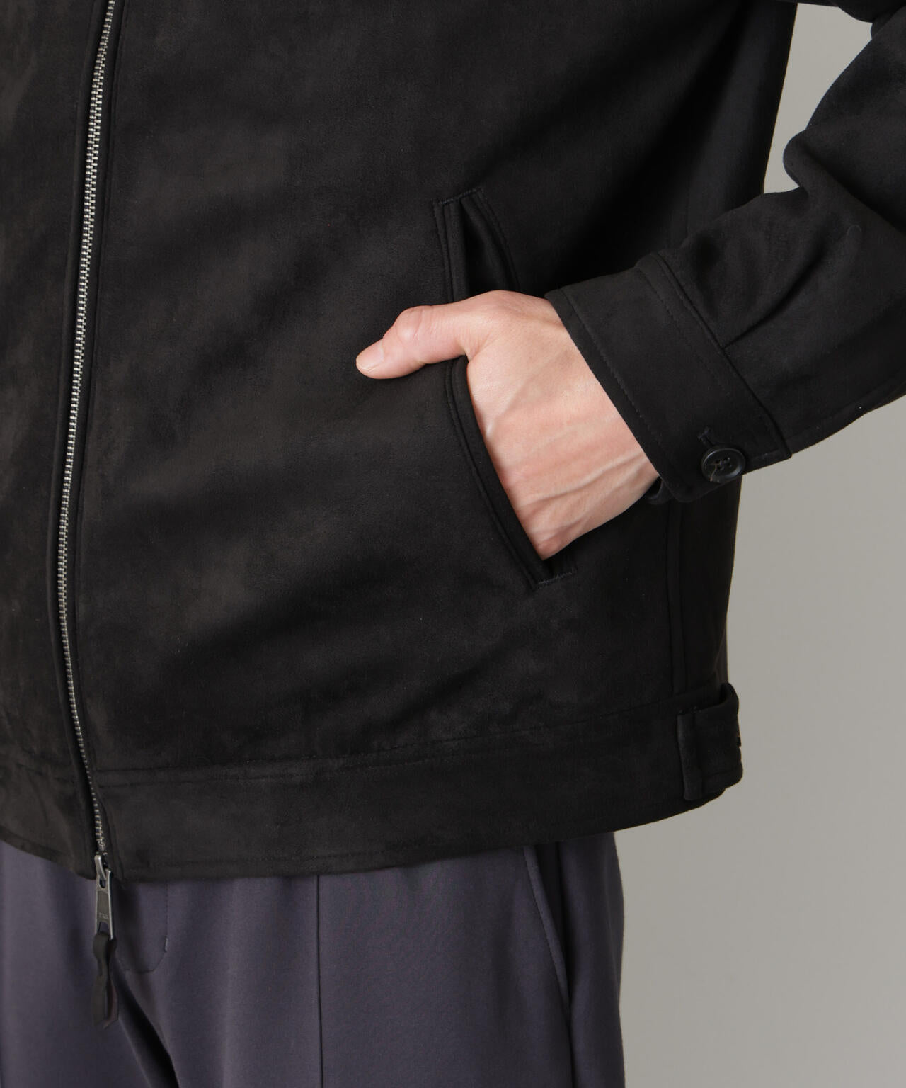 「モダンコンフォート」 フェイクスエードブルゾン 6686112209