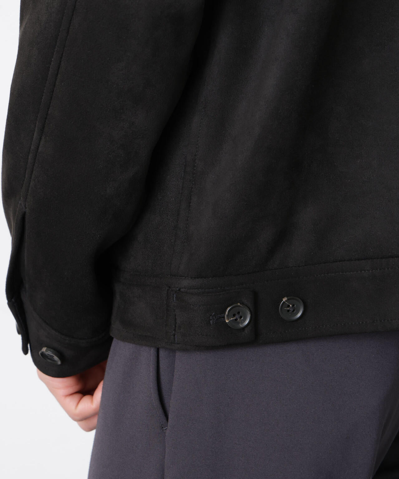 「モダンコンフォート」 フェイクスエードブルゾン 6686112209