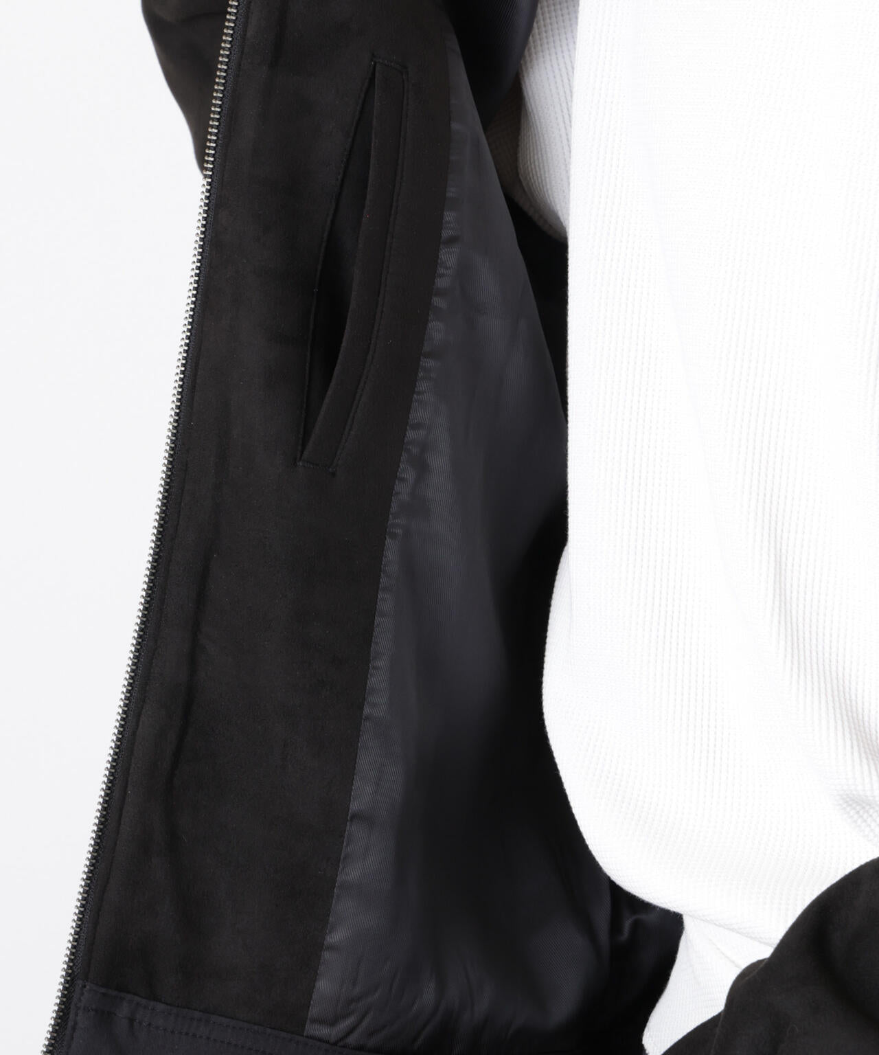 「モダンコンフォート」 フェイクスエードブルゾン 6686112209