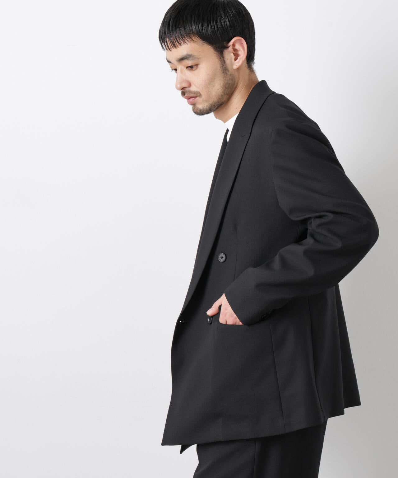 Reflax(R)オックスダブルブレストジャケット(セットアップ可) 6686116201