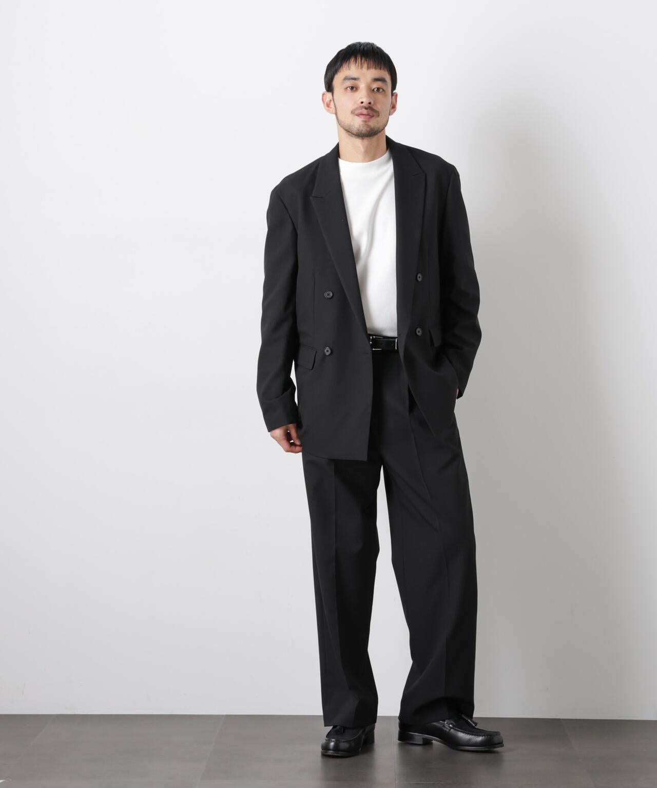 Reflax(R)オックスダブルブレストジャケット(セットアップ可) 6686116201