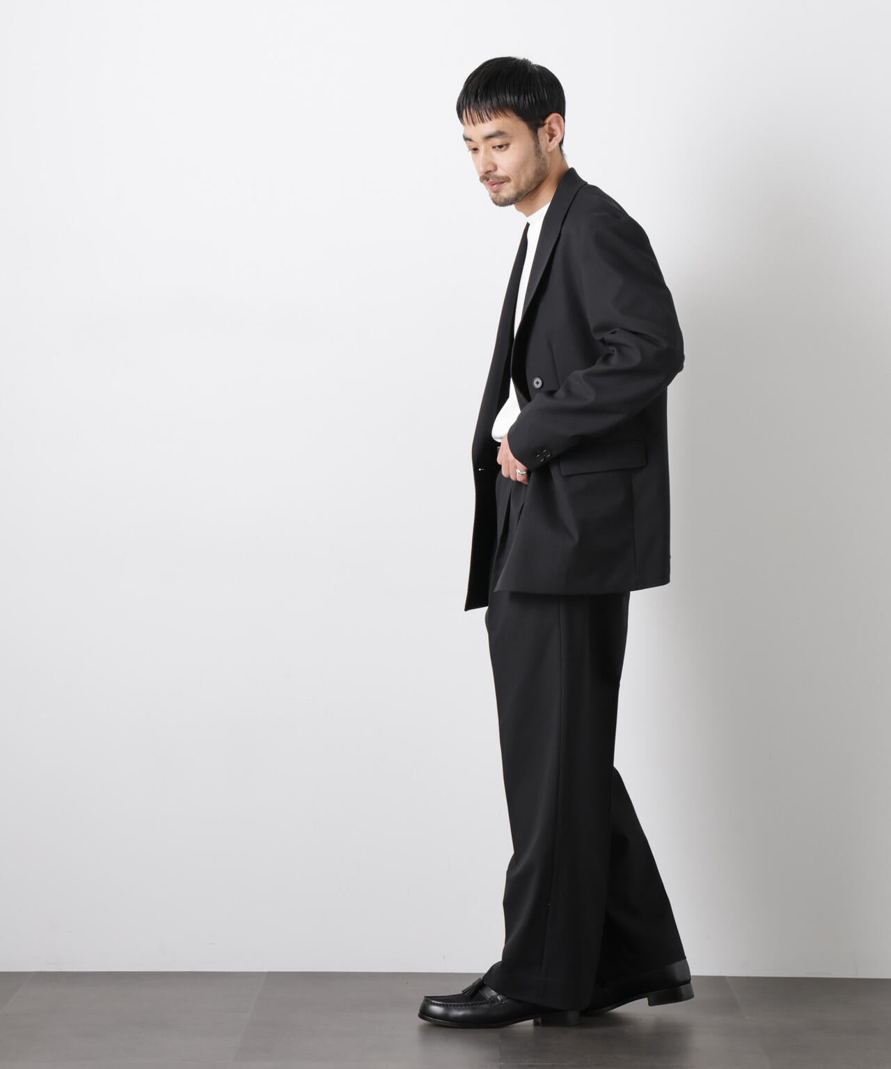 Reflax(R)オックスダブルブレストジャケット(セットアップ可) 6686116201