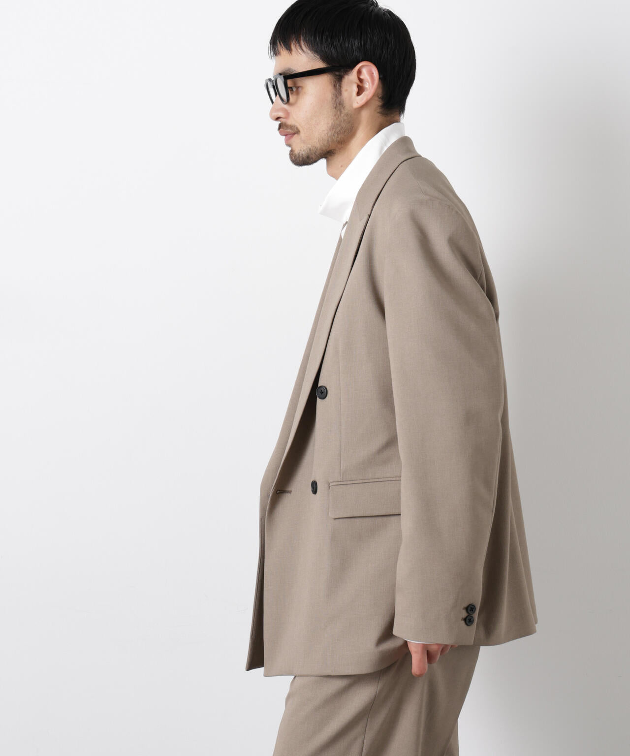 Reflax(R)オックスダブルブレストジャケット(セットアップ可) 6686116201