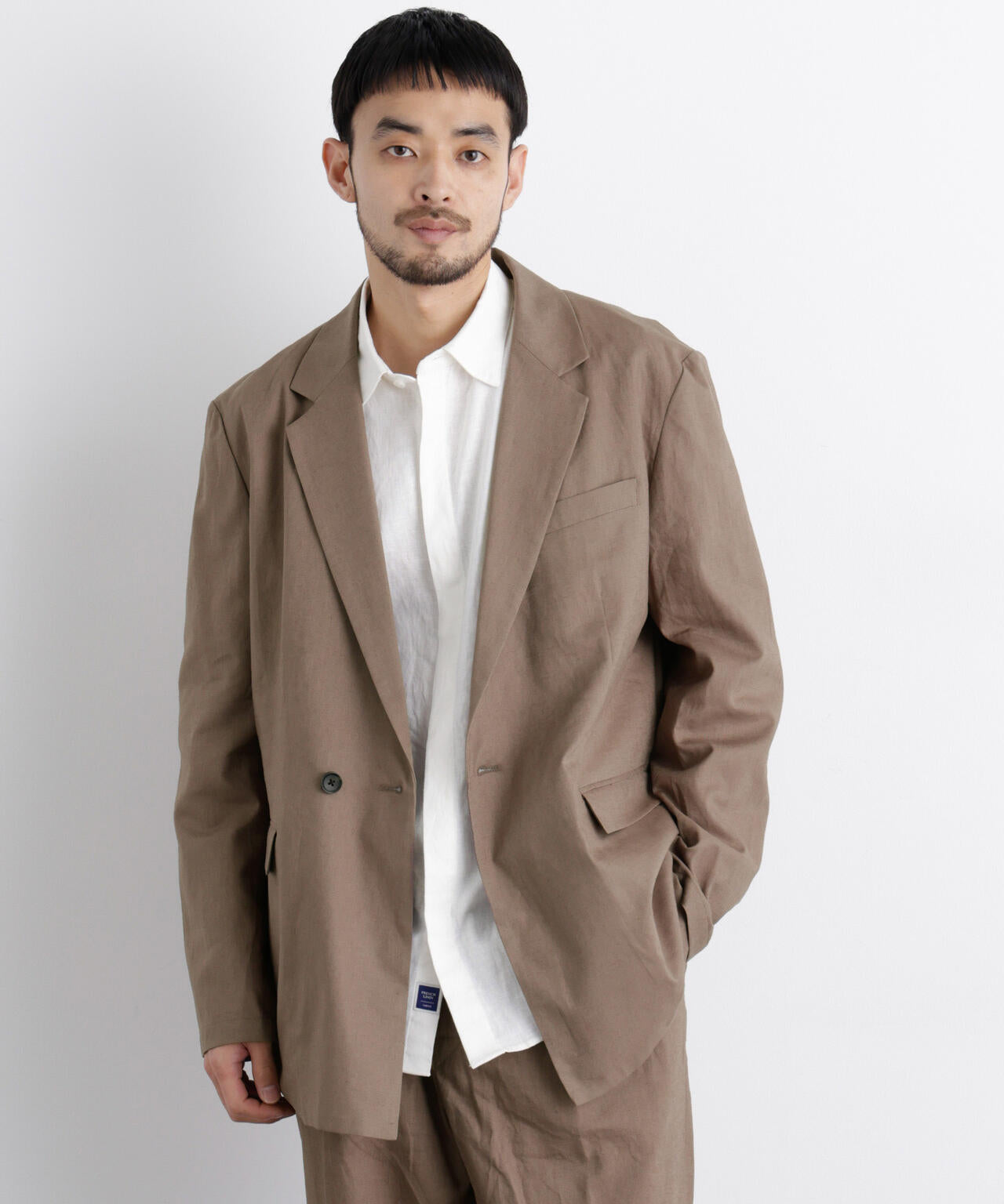 「FRENCH LINEN」 リネンコットンセミダブルJK(セットアップ可) 6686116203