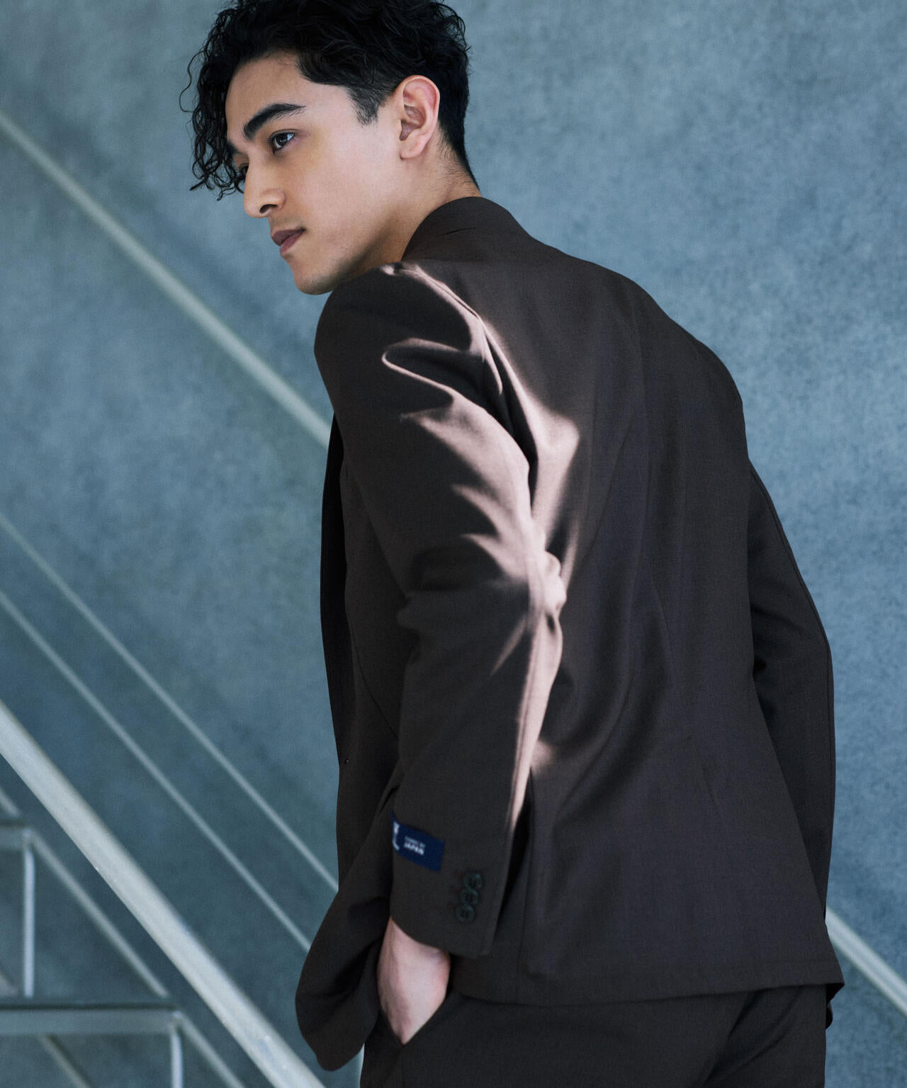 「DamerinoSelect」JAPANfabricウールストレッチジャケット(セットアップ可) 6686117201