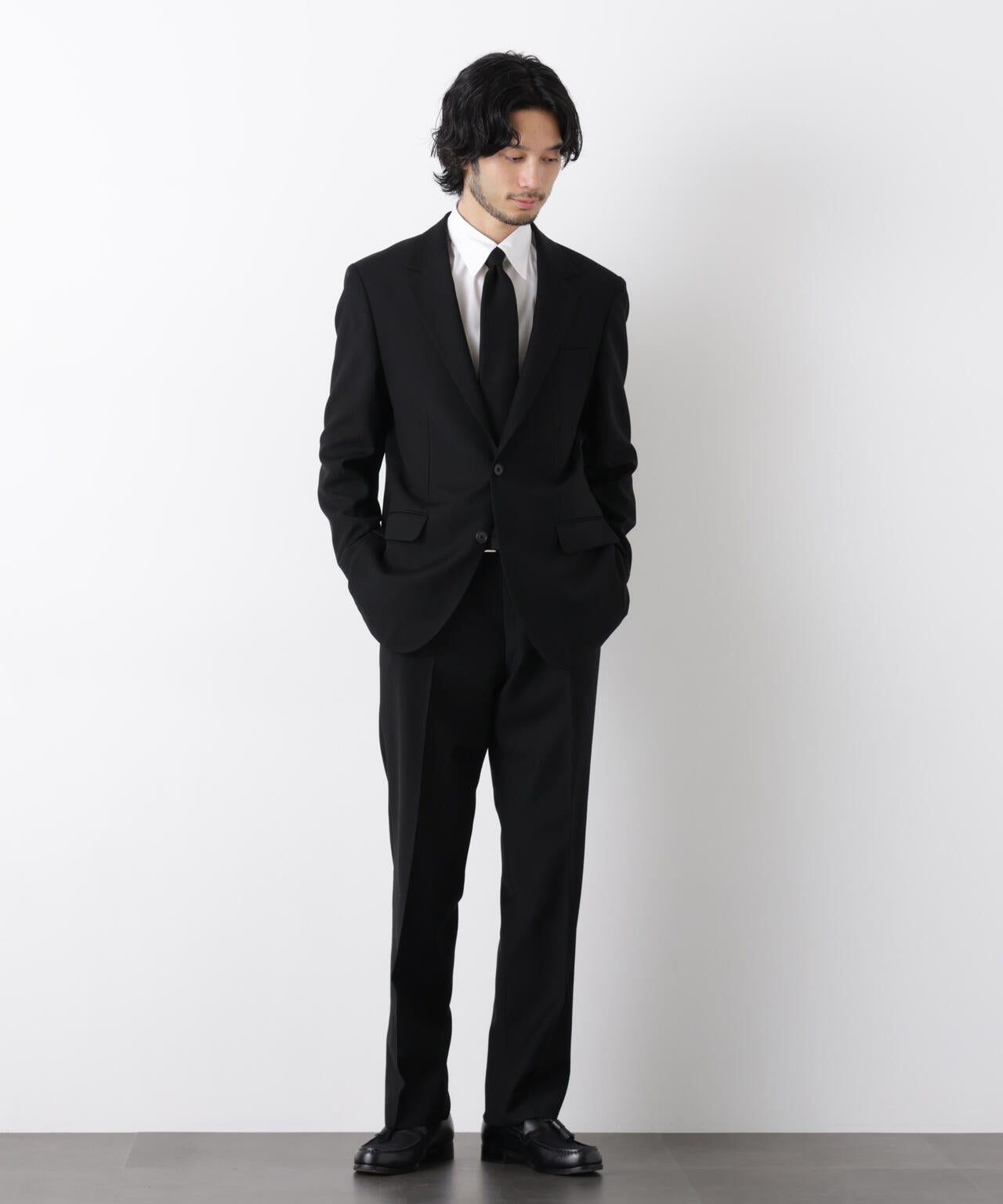 「Damerino Formal」 ブラックフォーマルオールシーズンジャケット(セットアップ可) 6686117204